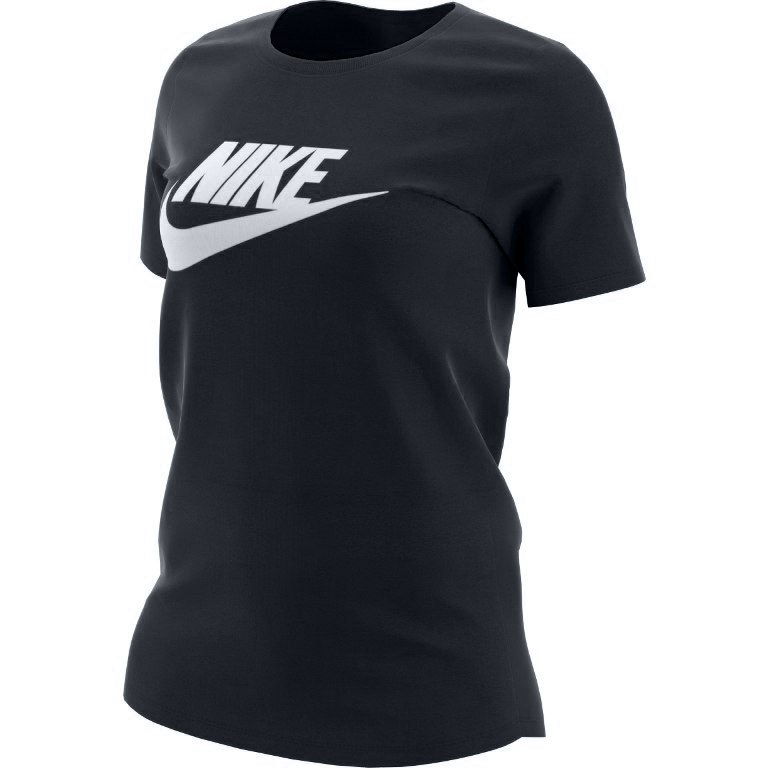 Image of Nike Sportswear Icon T-Shirt Women - black/white BV6169-010