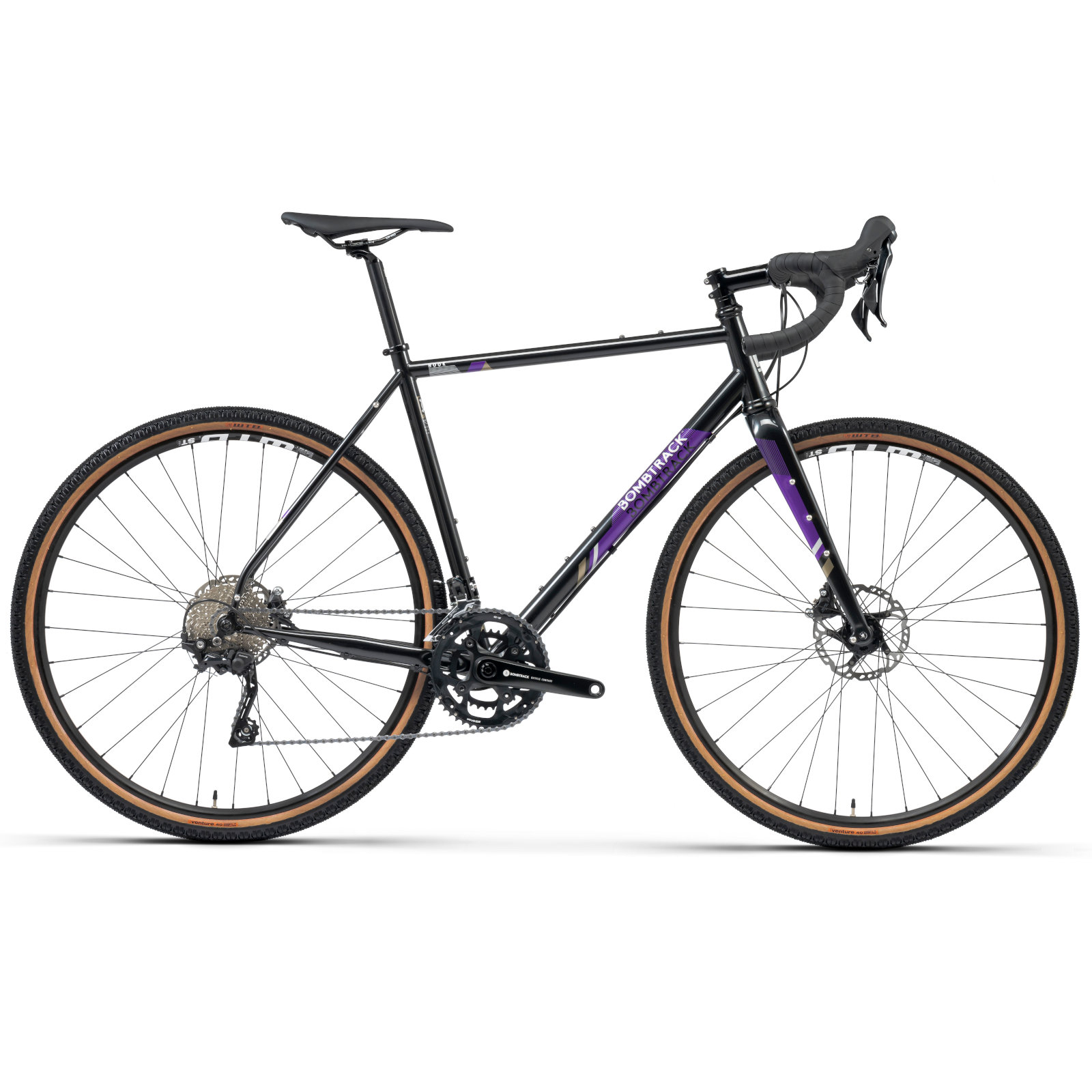 Picture of Bombtrack Hook - Cross/Gravel/Roadbike - 2022 - glossy metallic black/purple