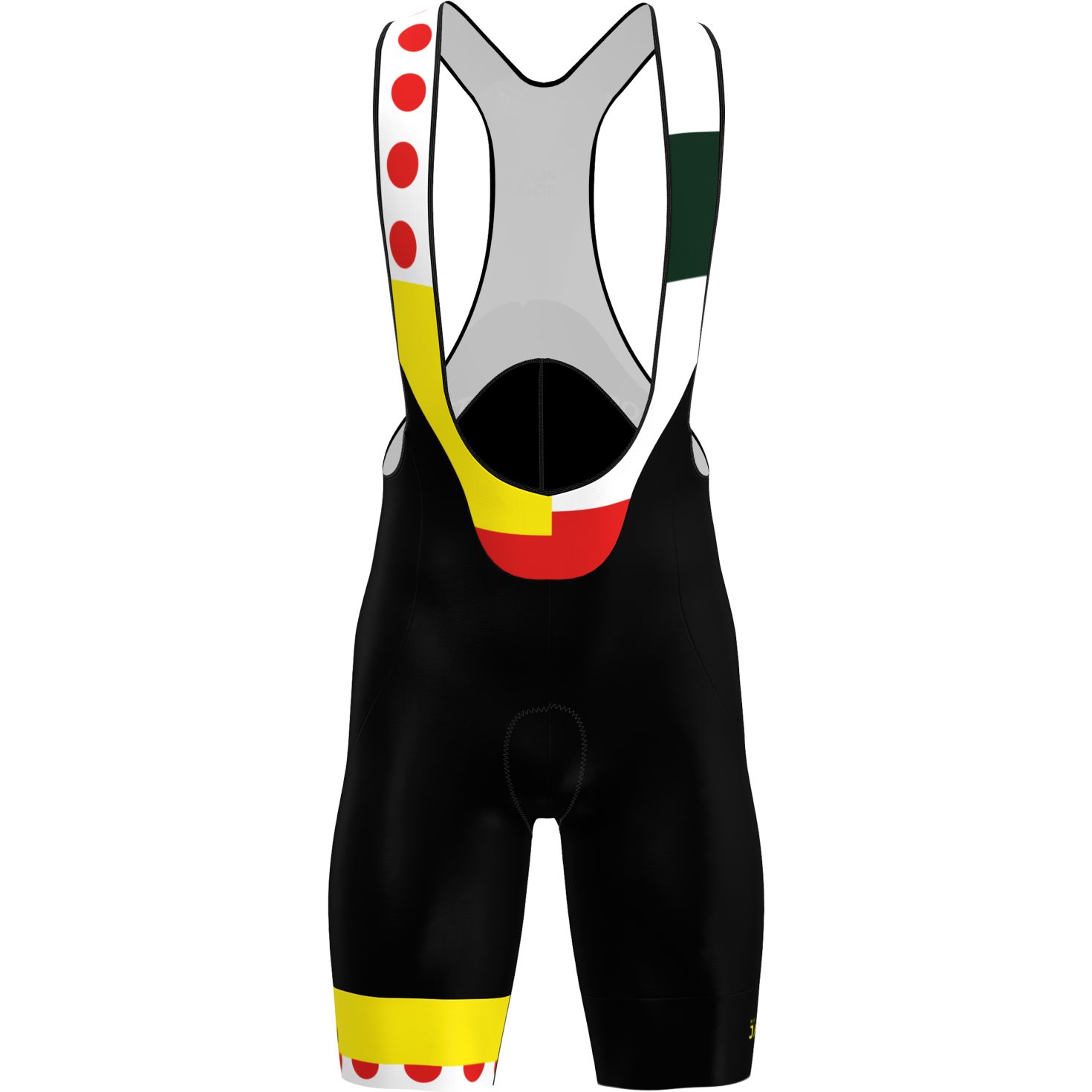 Produktbild von Santini Combo Trägerhose Herren - Tour de France™ 2024 Collection - MJ1075GITCOMBO - schwarz NE