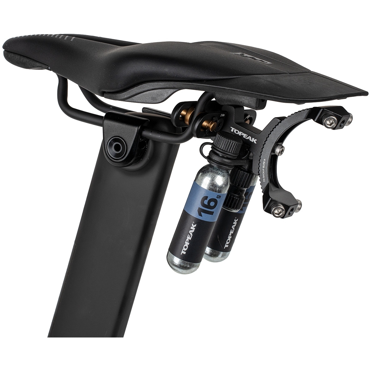 Topeak Tri-Backup Pro I Al Rear Hydration Multi Mount on Saddle