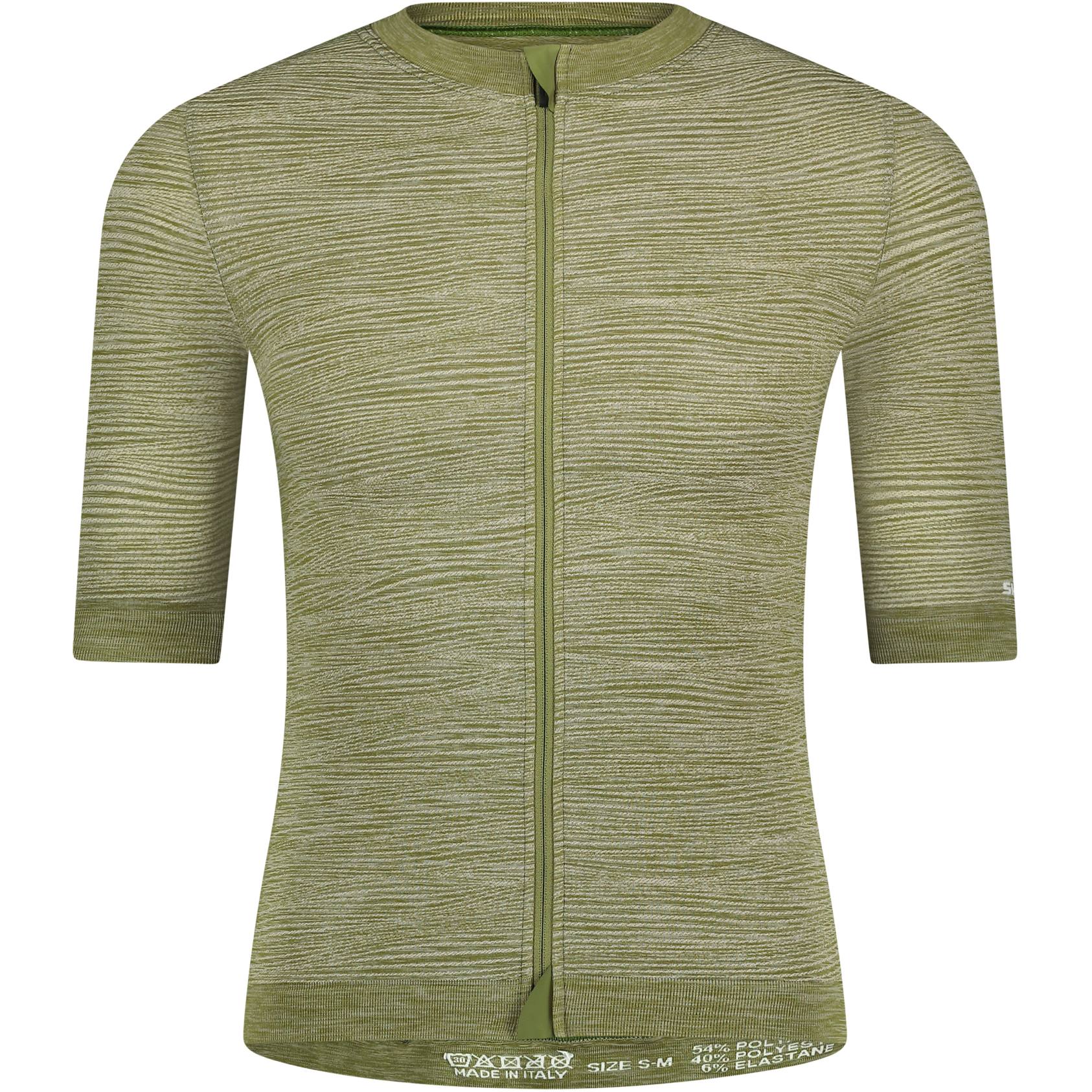 Produktbild von Shimano Evolve Terra Seamless Kurzarmtrikot Herren - dark olive