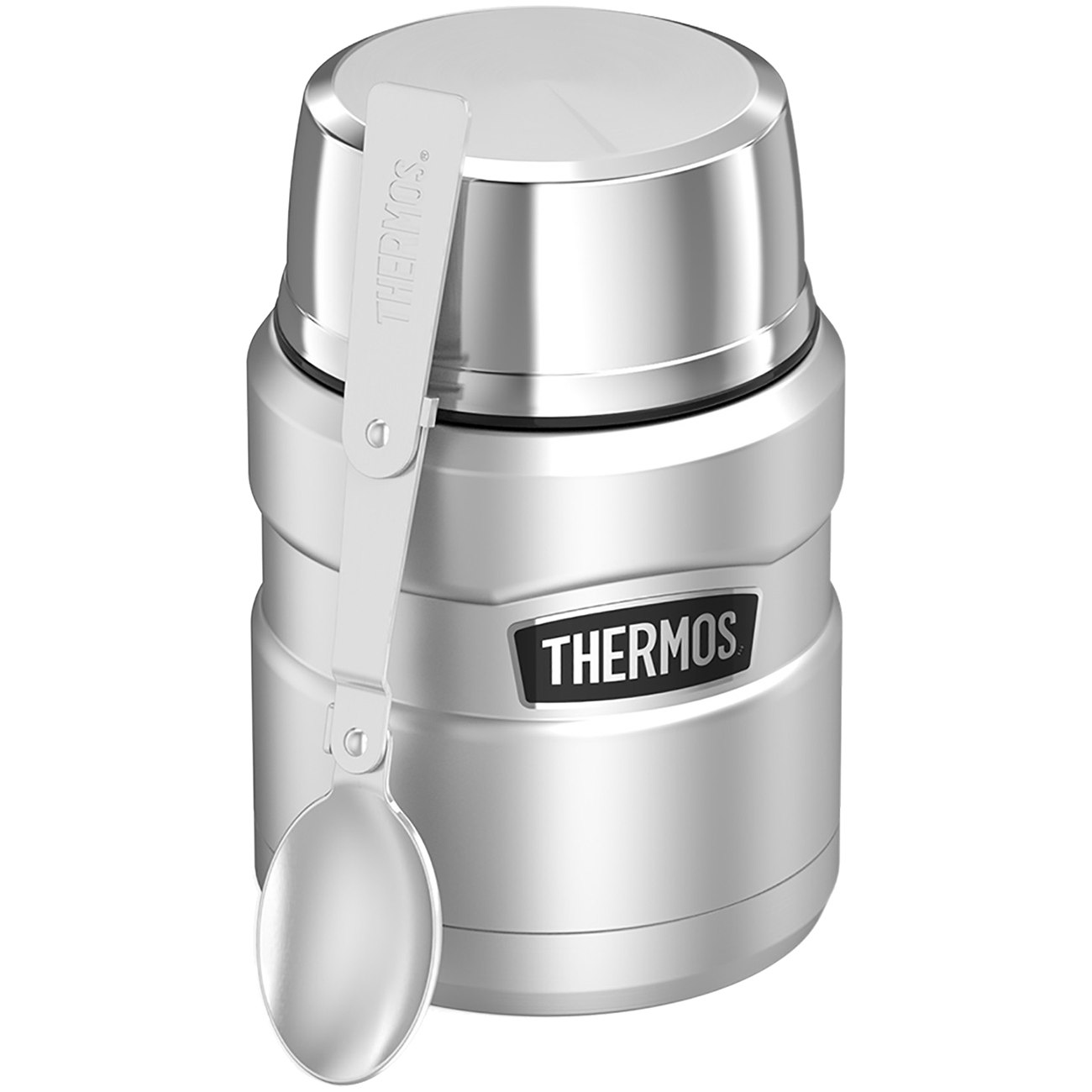 Productfoto van THERMOS® Stainless King Insulated Food Jar 0.47L - stainless steel matt