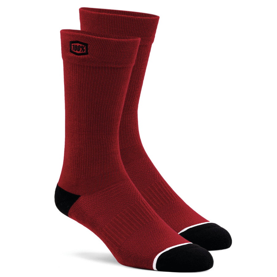 Productfoto van 100% Solid Casual Sokken - rood
