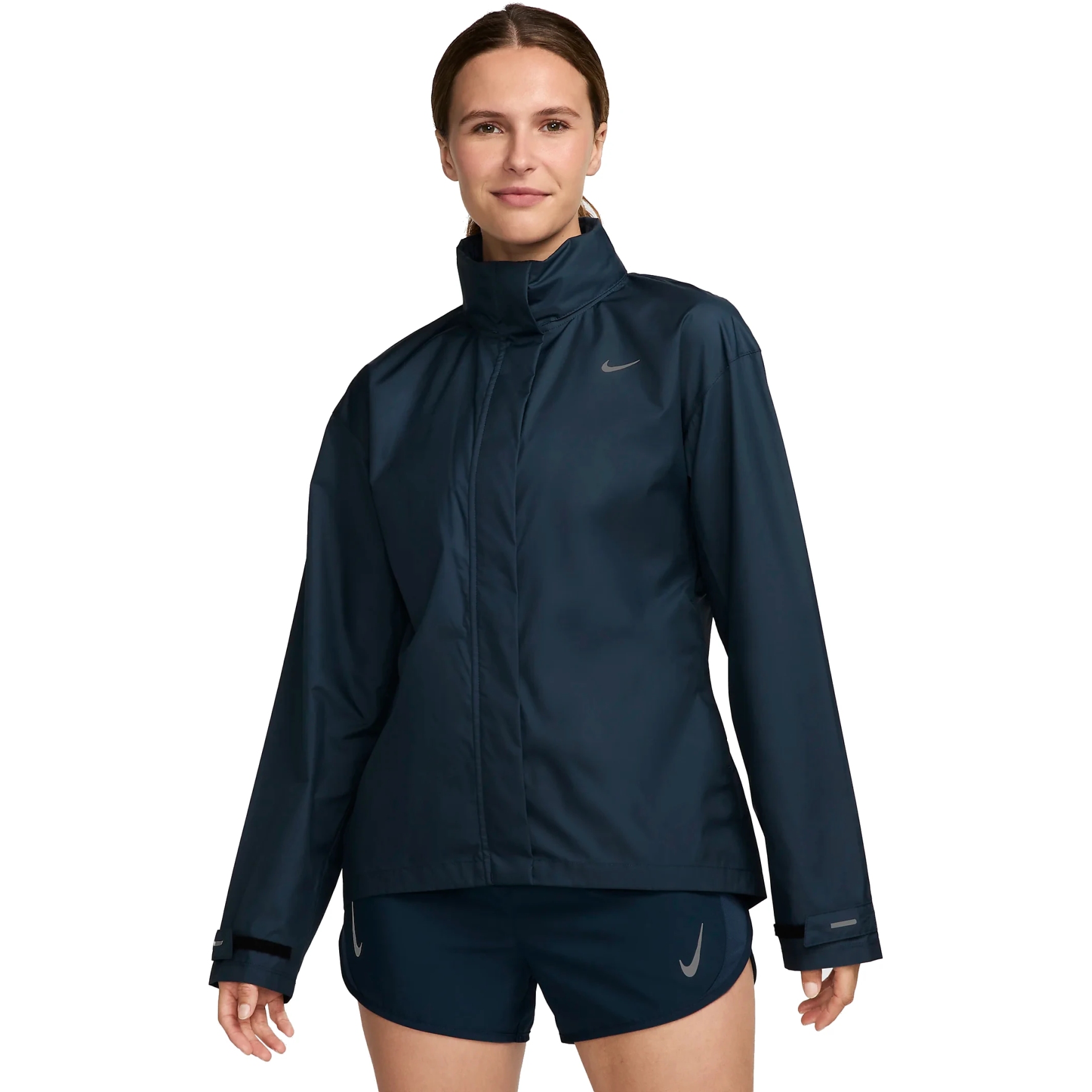 Nike windbreaker women blue best sale