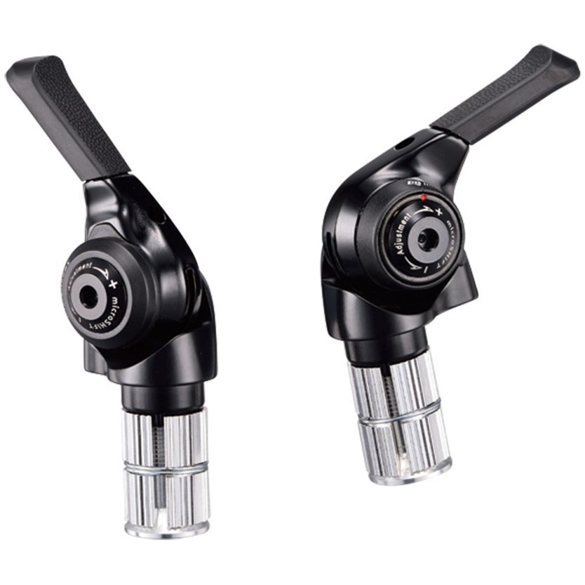 Image of microSHIFT BS-M10 Bar End Shifters - Shimano 2/3x10-speed