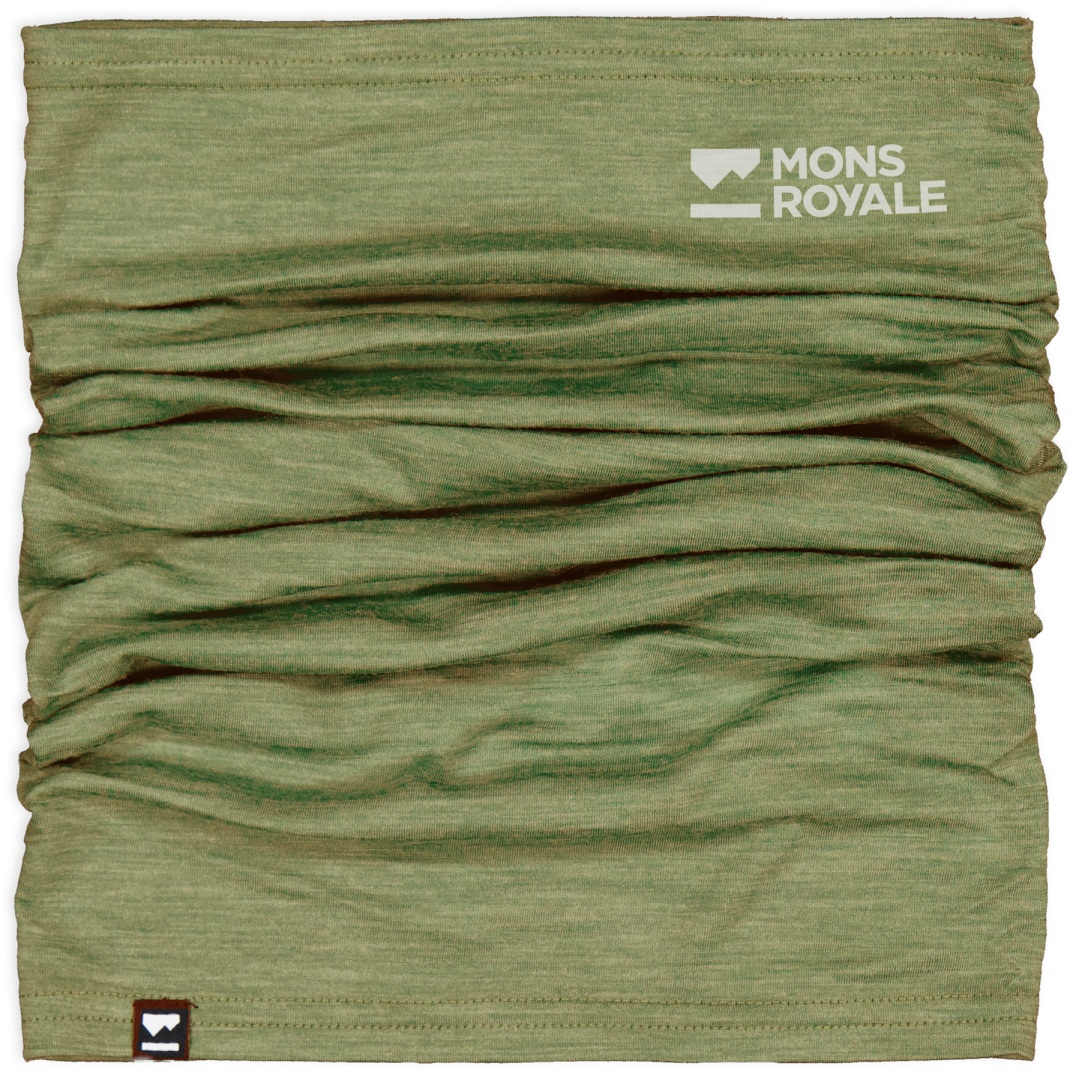 Утеплитель для шеи Mons Royale Light Adventure из мериноса - папоротник