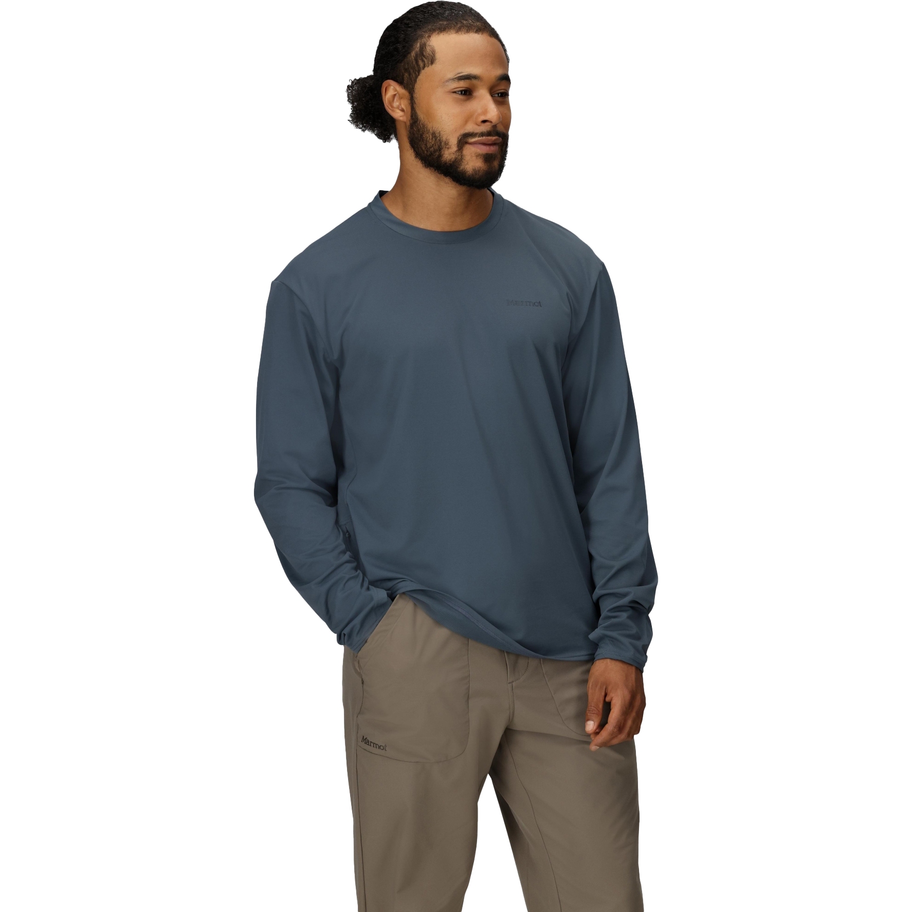 Produktbild von Marmot AirExchange SolarShield Crew Langarmshirt Herren - thunderhead
