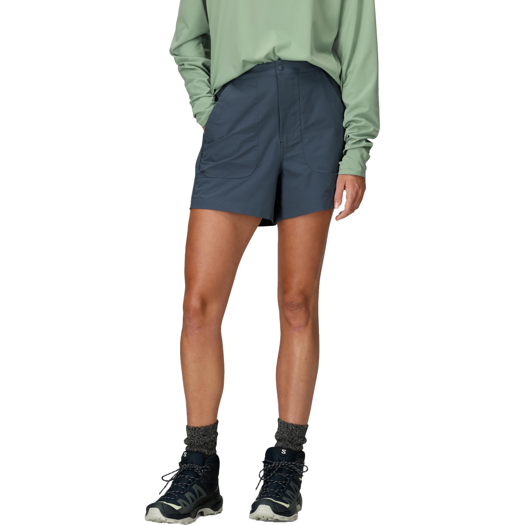Produktbild von Marmot AirExchange SolarShield 4 Inch Shorts Damen - thunderhead