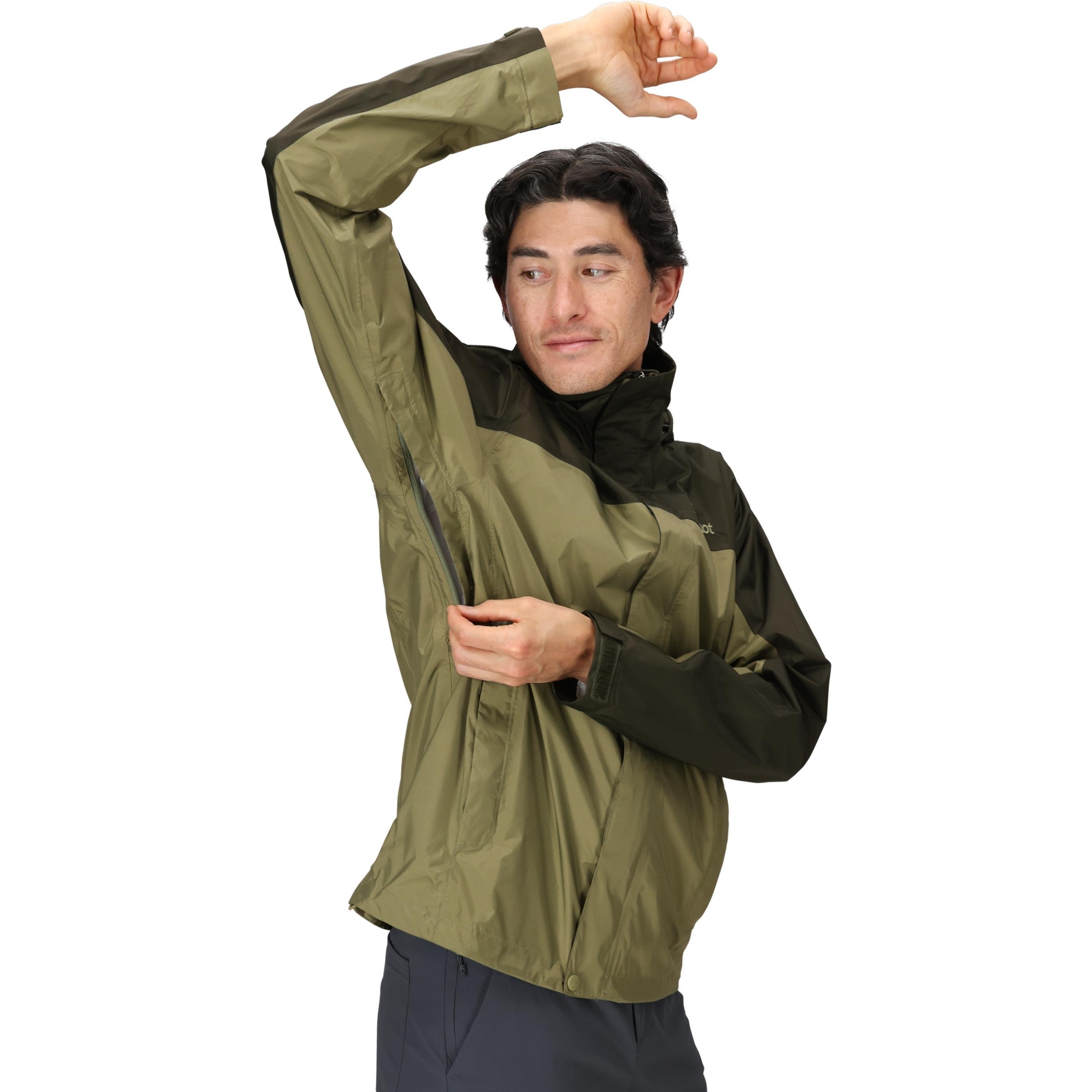 Marmot PreCip Eco Jacket Men - rosin green/olive grove | BIKE24