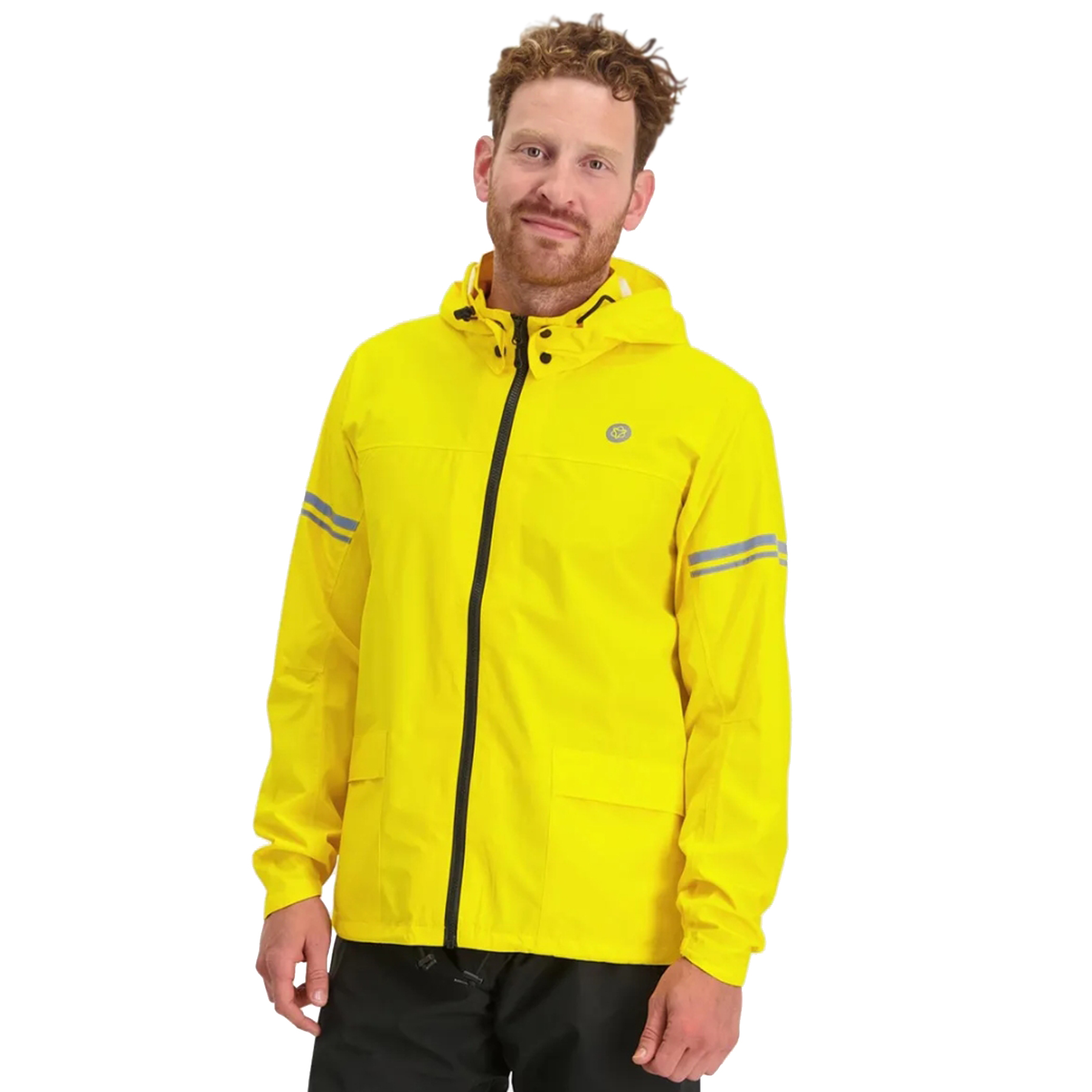 AGU Essential Original Rain Jacket Unisex Yellow BIKE24 AGU Essential Original Rain Jacket Unisex Yellow BIKE24