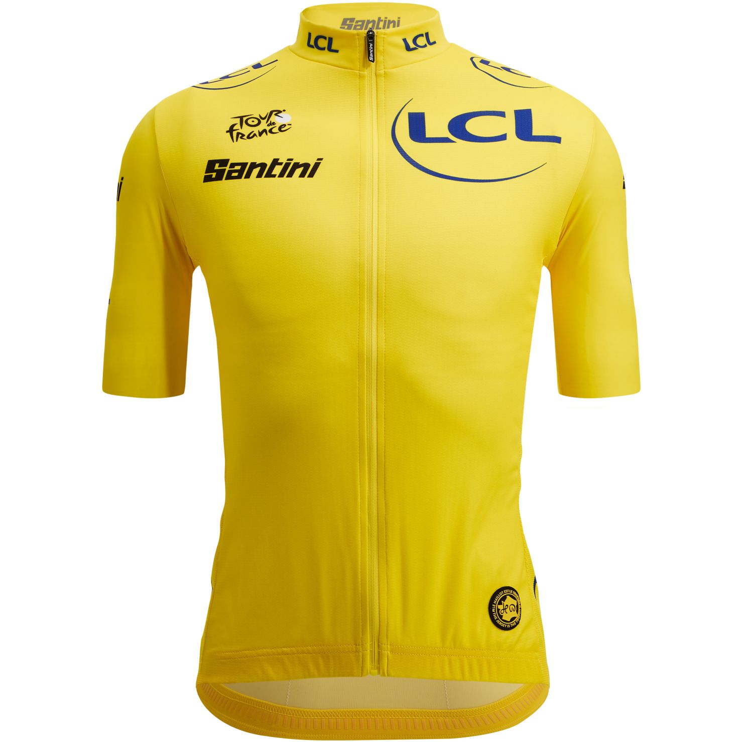 Мужская майка лидера генеральной классификации Santini - Tour de France™ 2025 Collection Fan Line - RE97175CTDFLDER - желтая GI