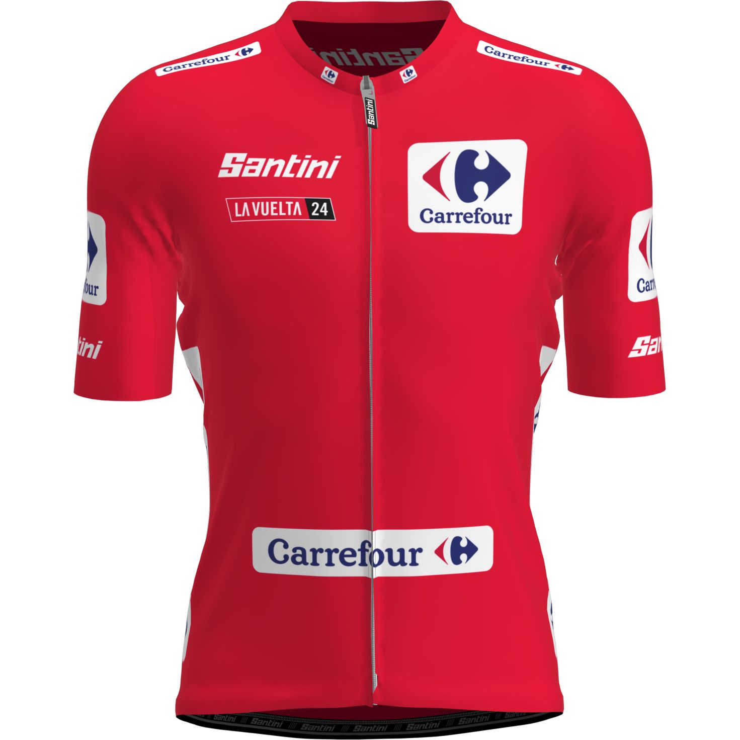Produktbild von Santini La Vuelta Leader General Classification Kurzarmtrikot Herren RE94075C24LVLDER - rot RS