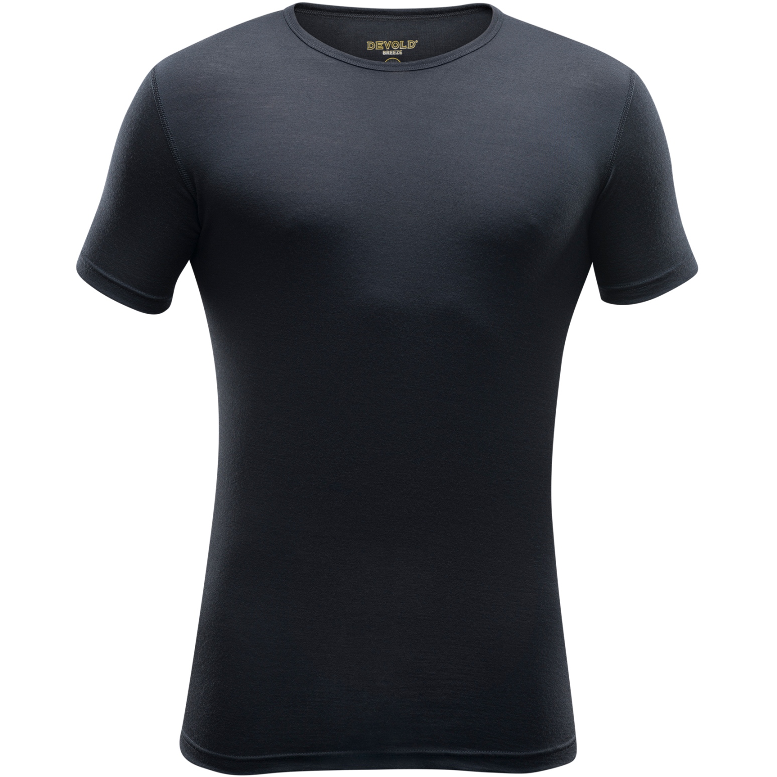 Photo produit de Devold T-Shirt Homme - Breeze Mérinos 150 - 950A Noir