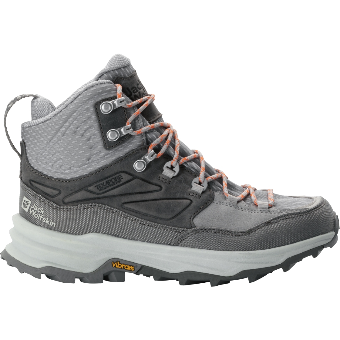 Jack Wolfskin Chaussures De Randonnée Femme Cyrox Texapore Mid Pebble