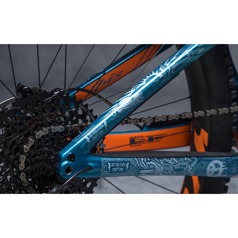Bicisport - Protector Cuadro Bicicleta Dyedbro Full E-Bike Fluor