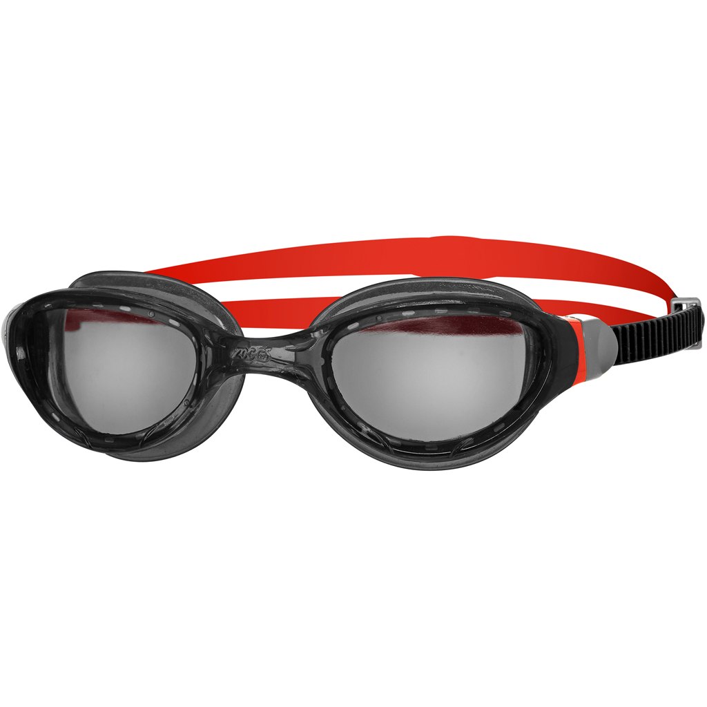 Picture of Zoggs Phantom 2.0 Swimming Goggles - black/red/smoke