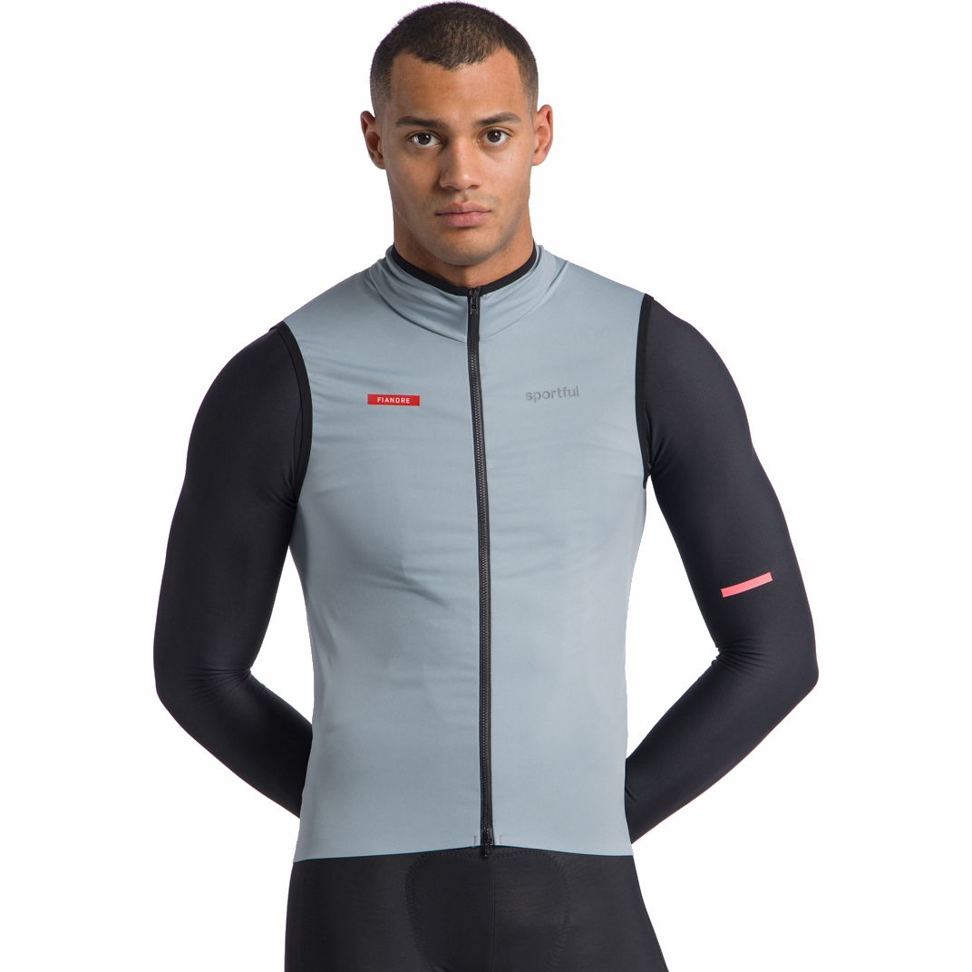 Sportful Fiandre 2 Cycling Vest Men - 096 Foggy Stone | BIKE24