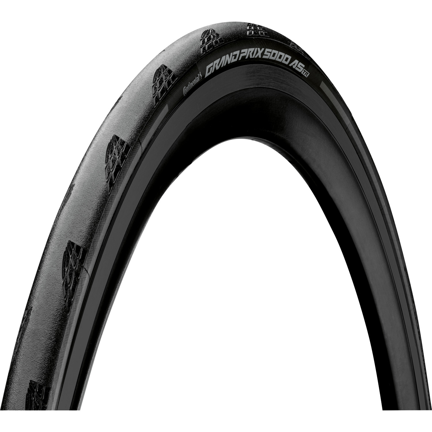 Productfoto van Continental Grand Prix 5000 AS TR Vouwband - Vectran Breaker | LazerGrip - 25-622 - zwart/zwart