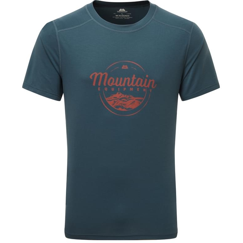 Foto de Mountain Equipment Camiseta Hombre - Headpoint Script ME-006627 - majolica blue