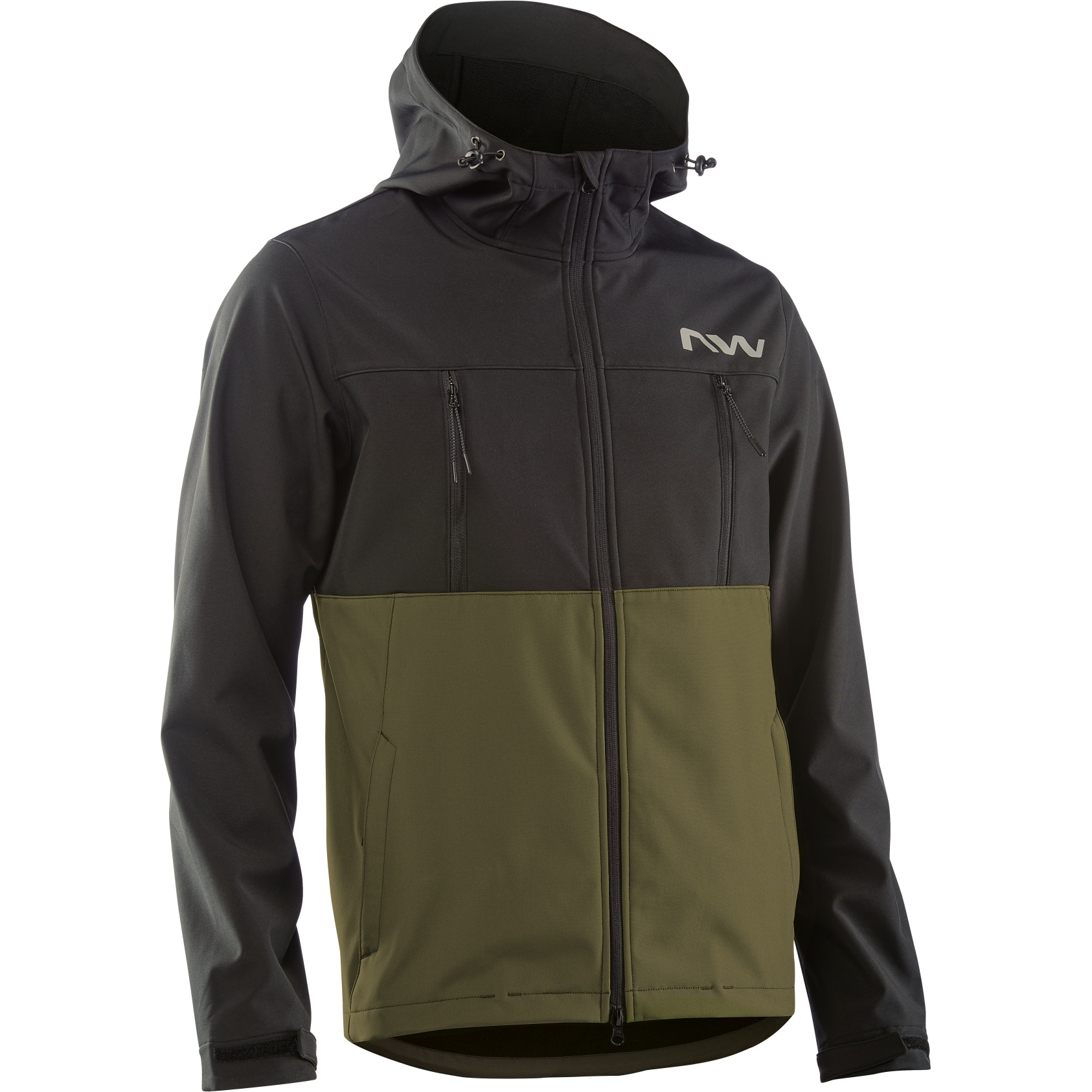 Picture of Northwave Easy Out Softshell Jacket - forest green/black 61