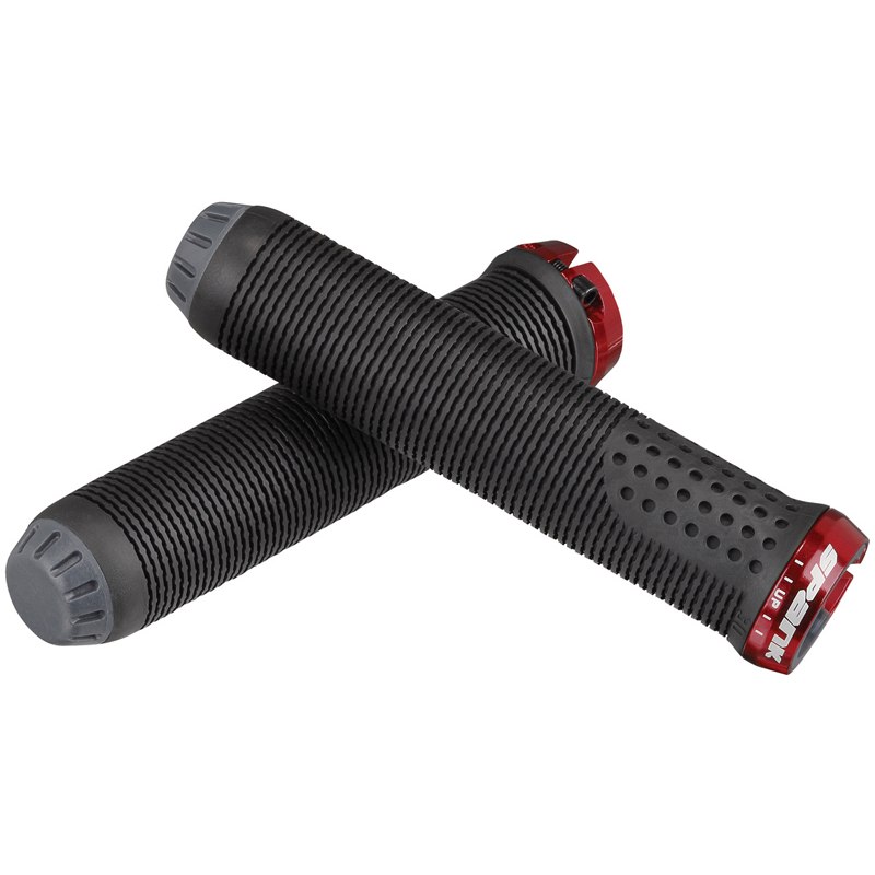 Picture of Spank Spike Grip 33 Lock On Grips - black/red