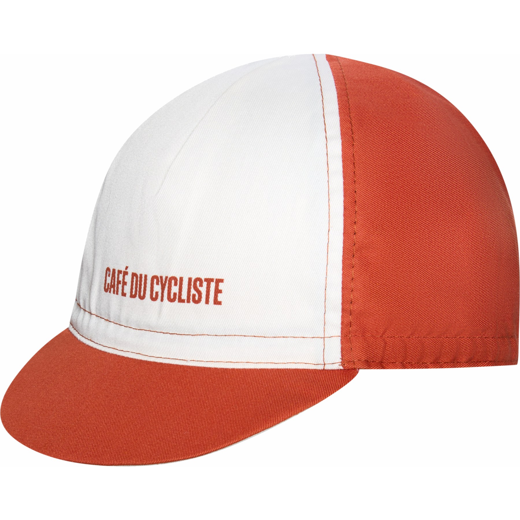 Photo produit de Café du Cycliste Casquette Cyclisme - cinder red/white