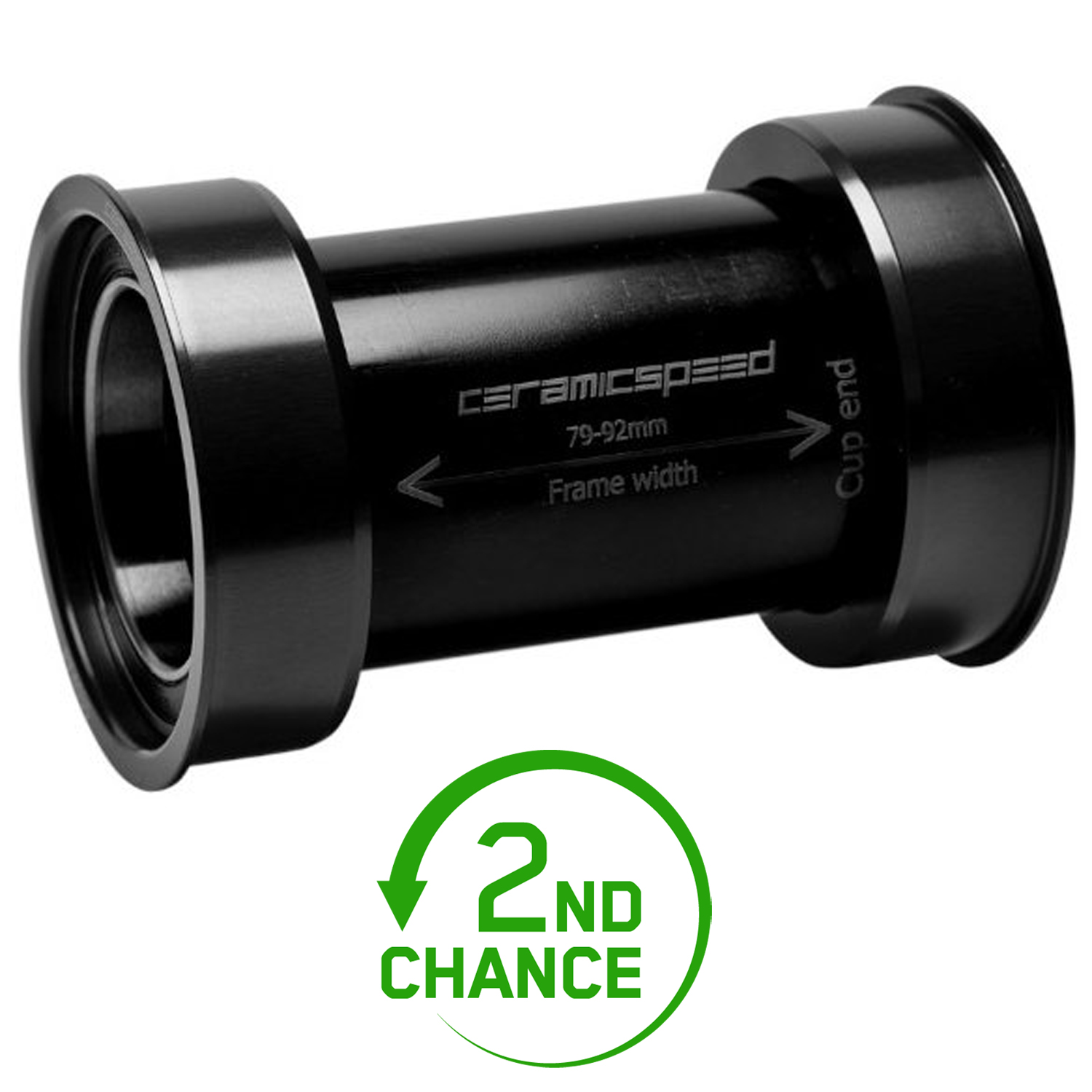 Bild von CeramicSpeed Beschichtetes PF4630 Keramik Innenlager PF46-68/79/86-30 - schwarz - B-Ware