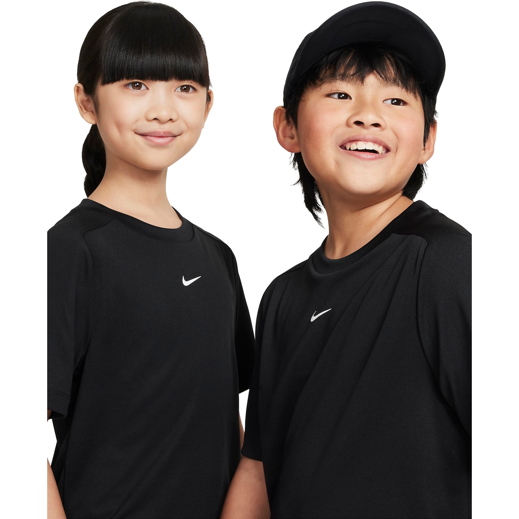 Tee-shirt enfant Nike Multi logo blanc Dri-Fit