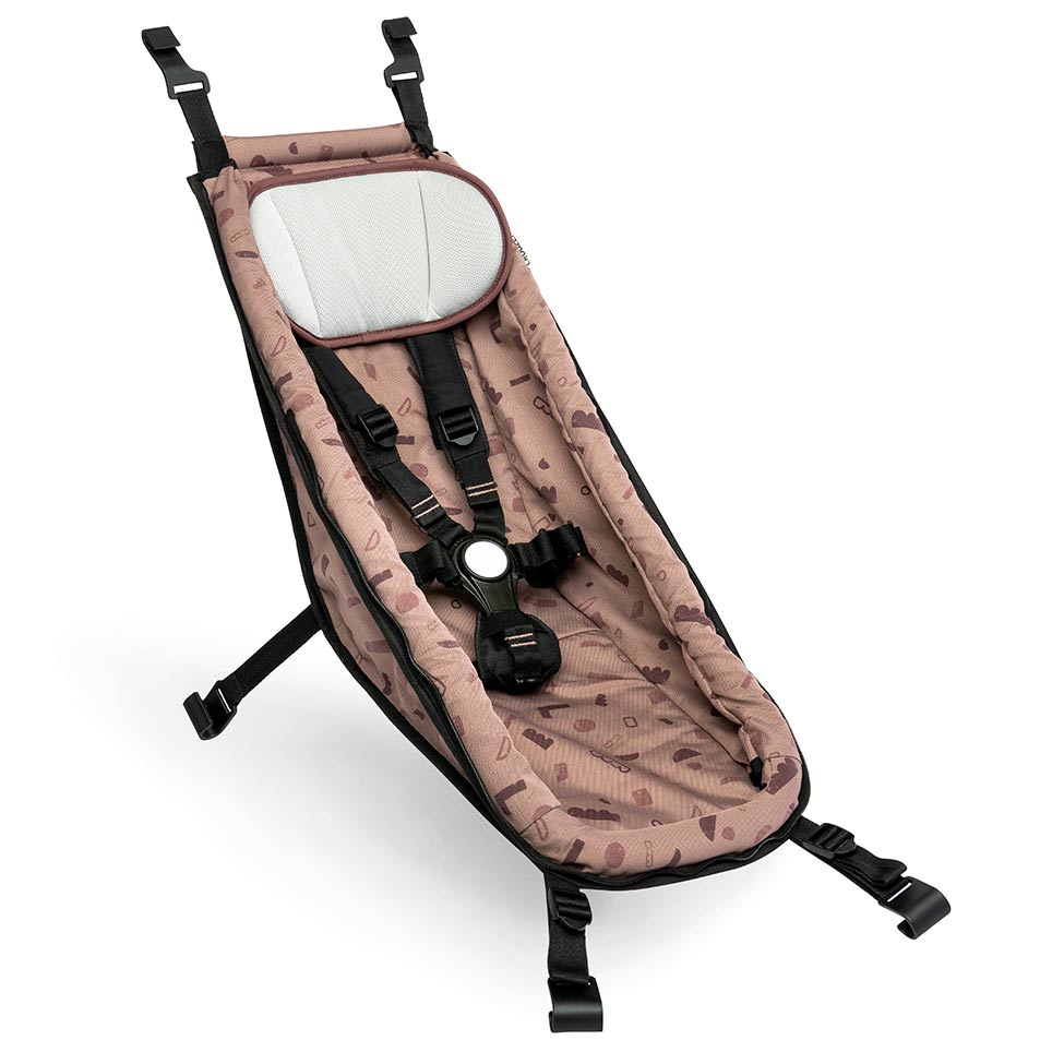 Produktbild von Croozer Babysitz für Kid Kinderanhänger ab Modelljahr 2014 - berry/collection