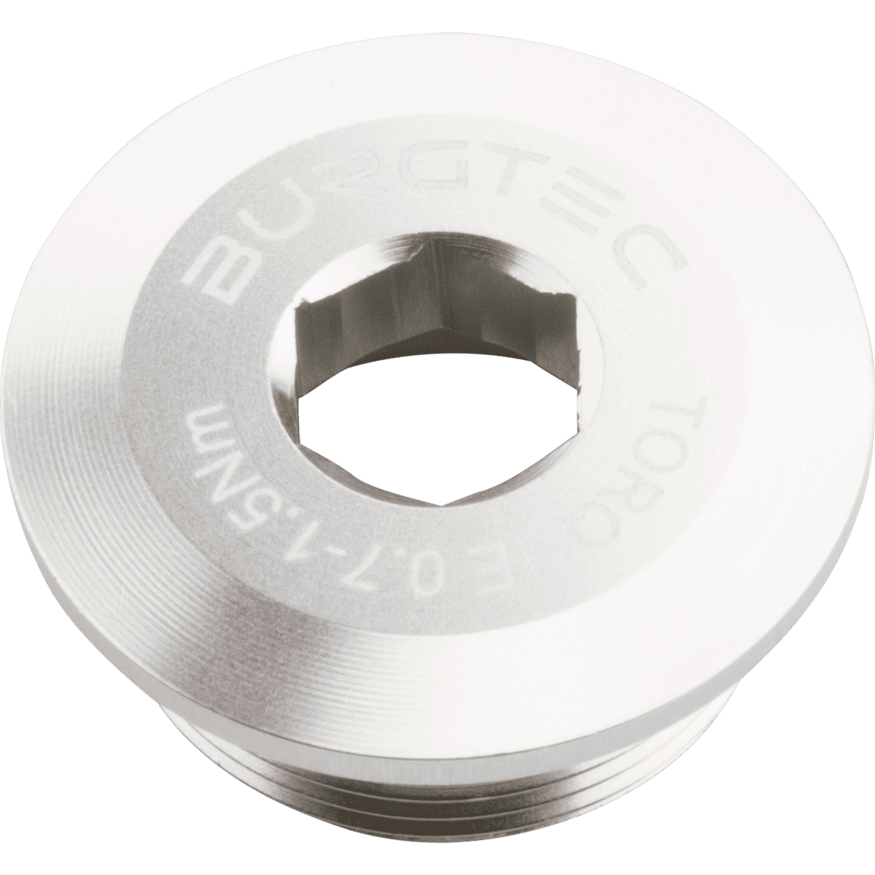 Produktbild von Burgtec Kurbelschraube - Shimano - rhodium silver