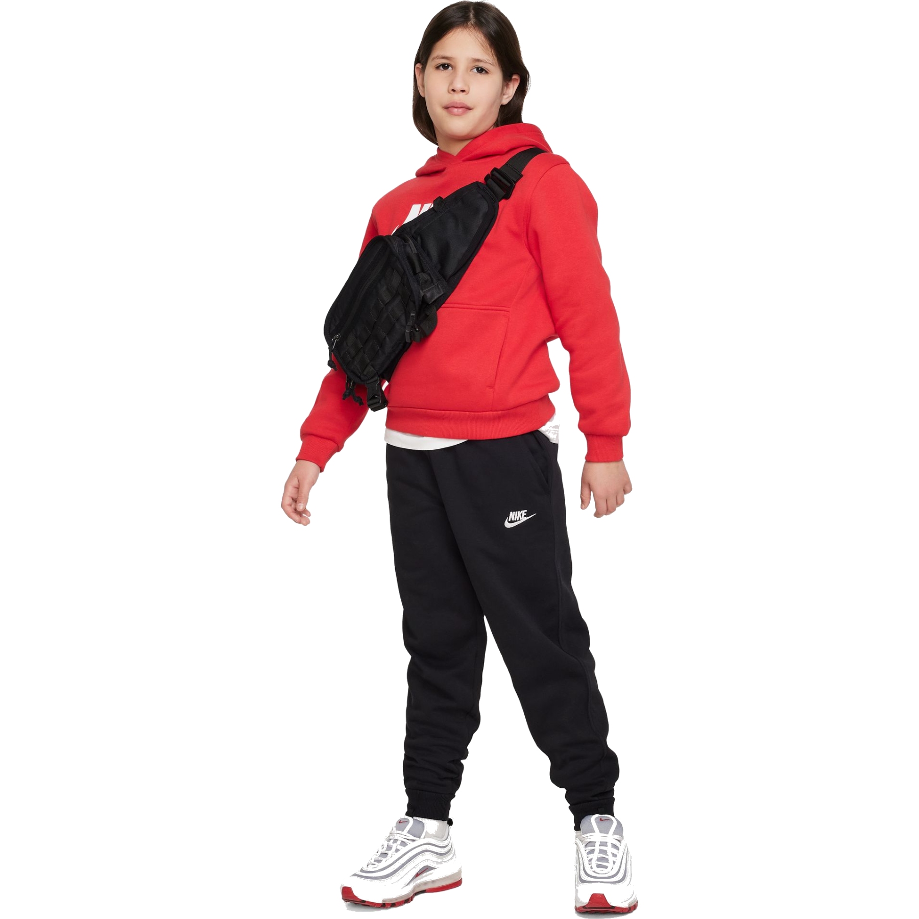 Nike Sportswear Club Fleece Jogginghose Kinder - schwarz/weiß FD3008-010