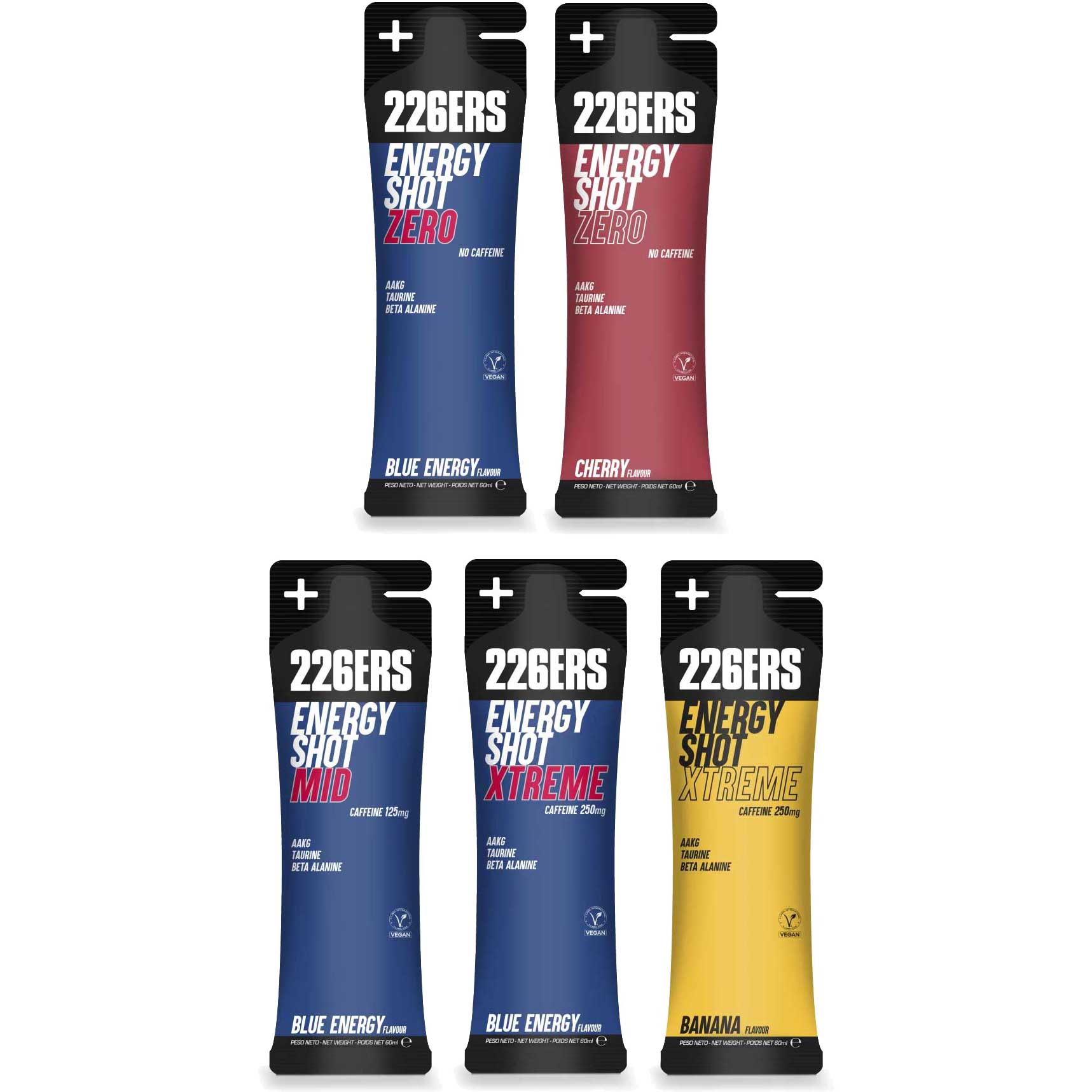 Foto van 226ERS Energy Shot Stick - Voedingssupplement - 6x60ml