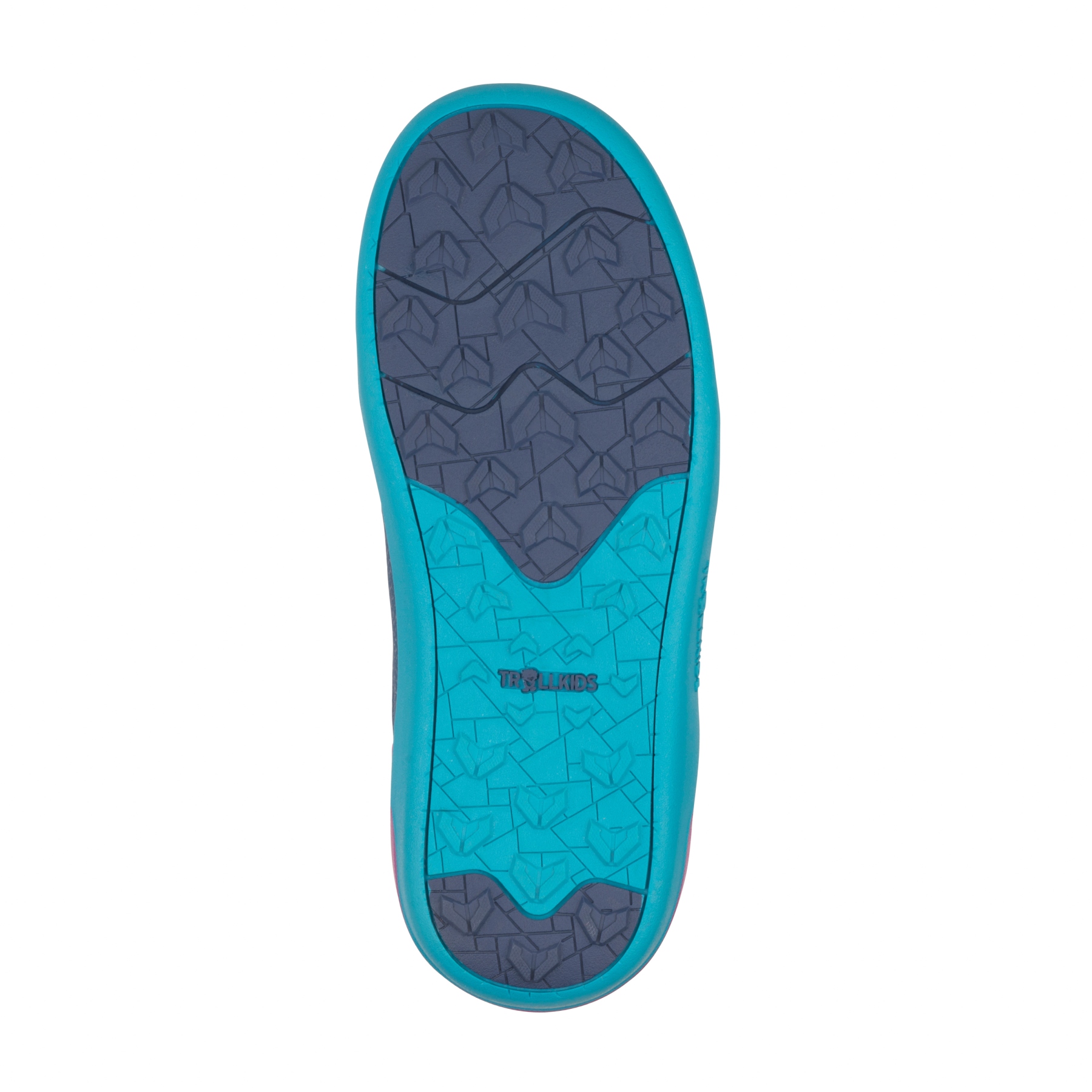 Manopole Trollkids Troll Mitten Per Bambini 4-5 Anni - Impermeabili, Traspiranti, Fodera In Pile - Blu Navy/Magenta - 3