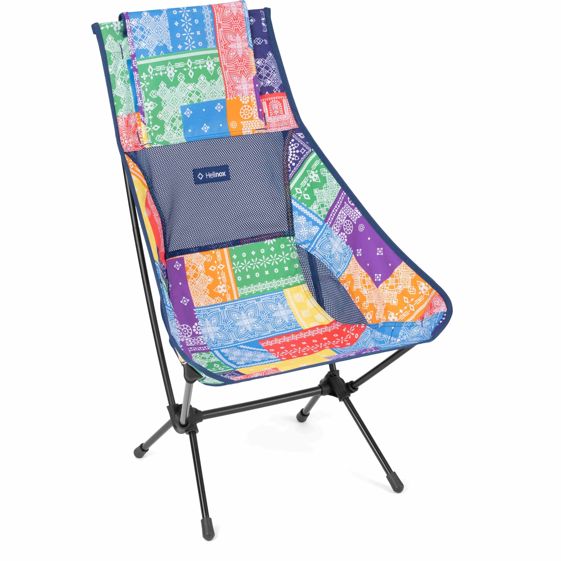 Produktbild von Helinox Chair Two - Campingstuhl - Rainbow Bandana / Schwarz