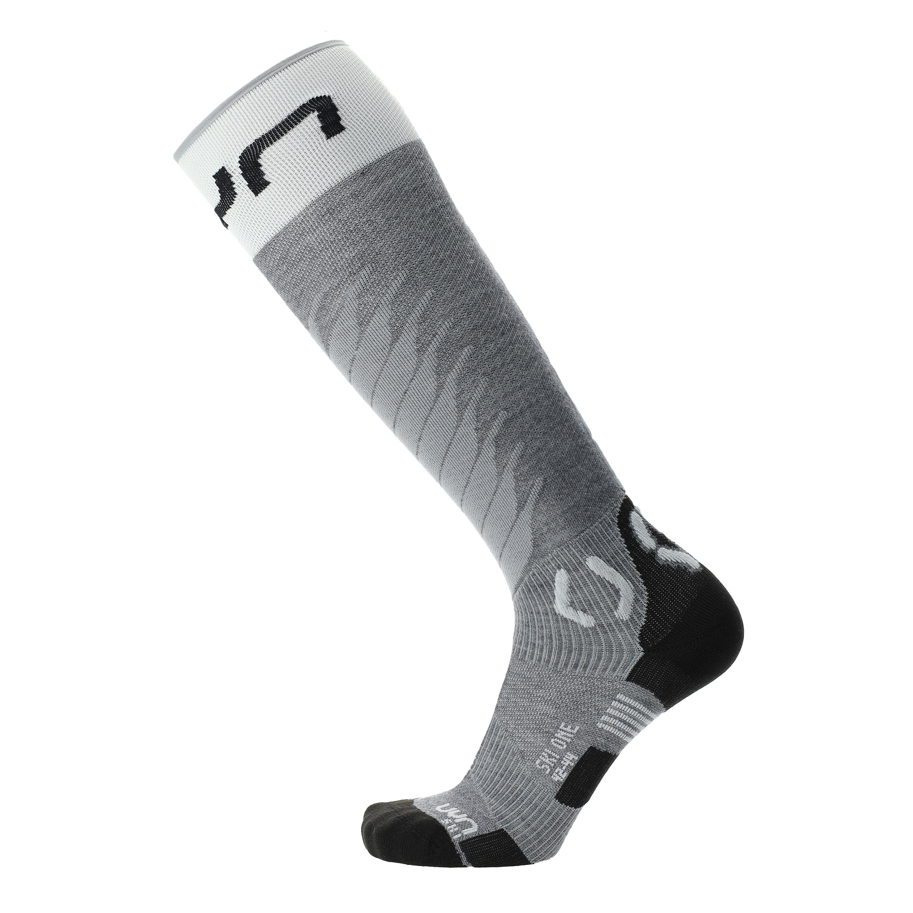 Picture of UYN Ski One Merino Socks - Grey Melange/White