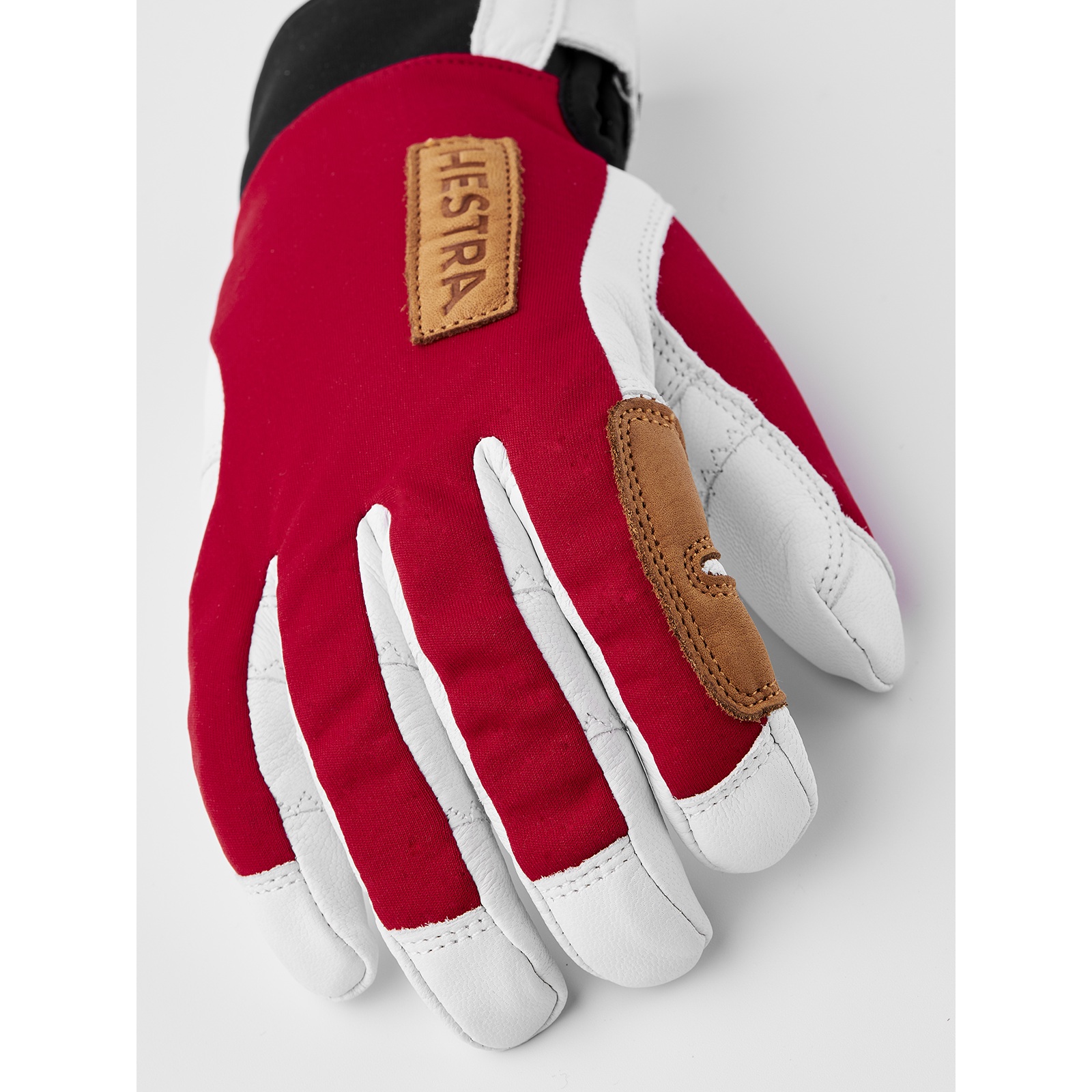Hestra Ergo Grip Active Wool Terry - 5 Finger Outdoor Gloves - red