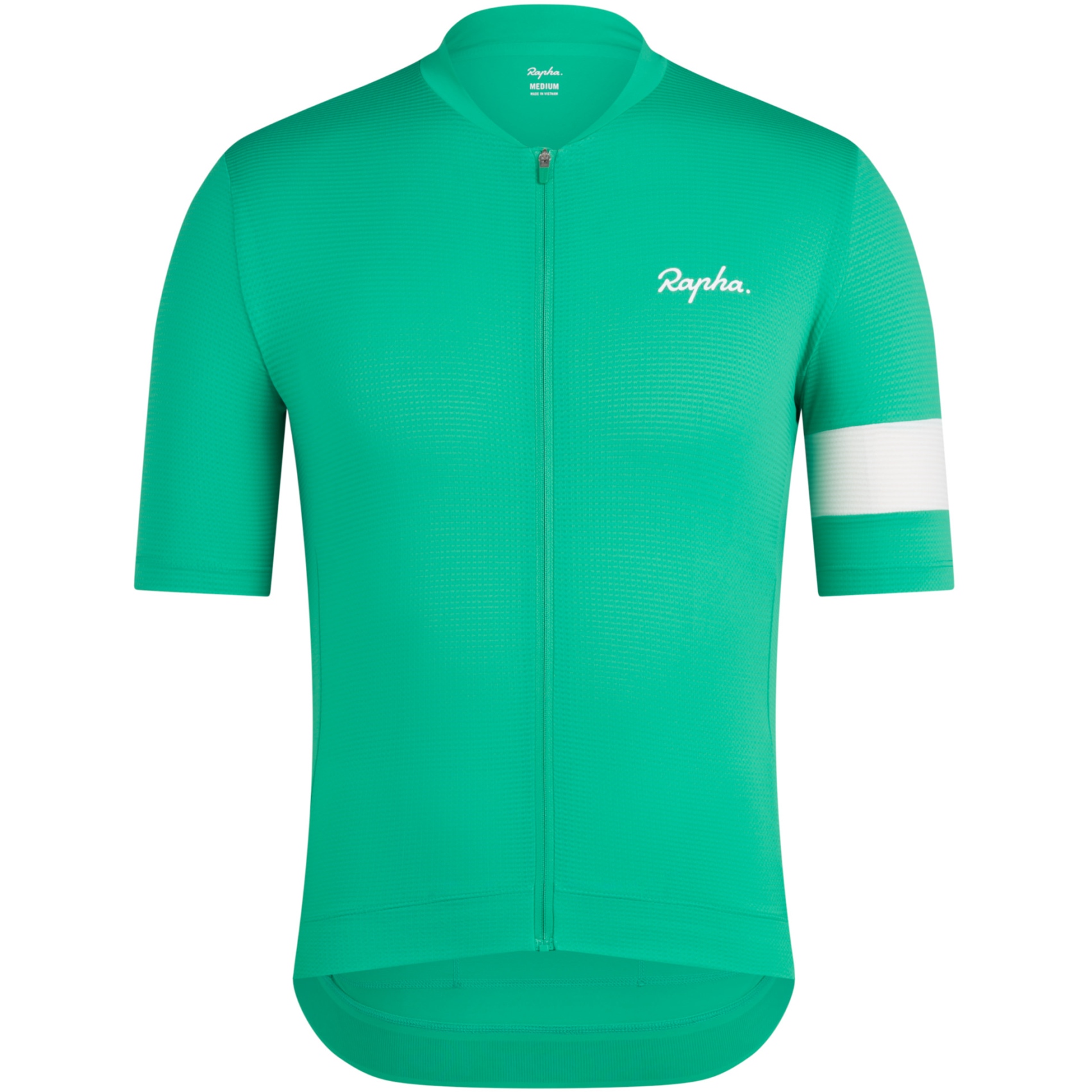 【Rapha】Short Sleeve Tricolour Jersey / M Rapha Core Lightweight Short Sleeve Jersey Men - fresh green/white
