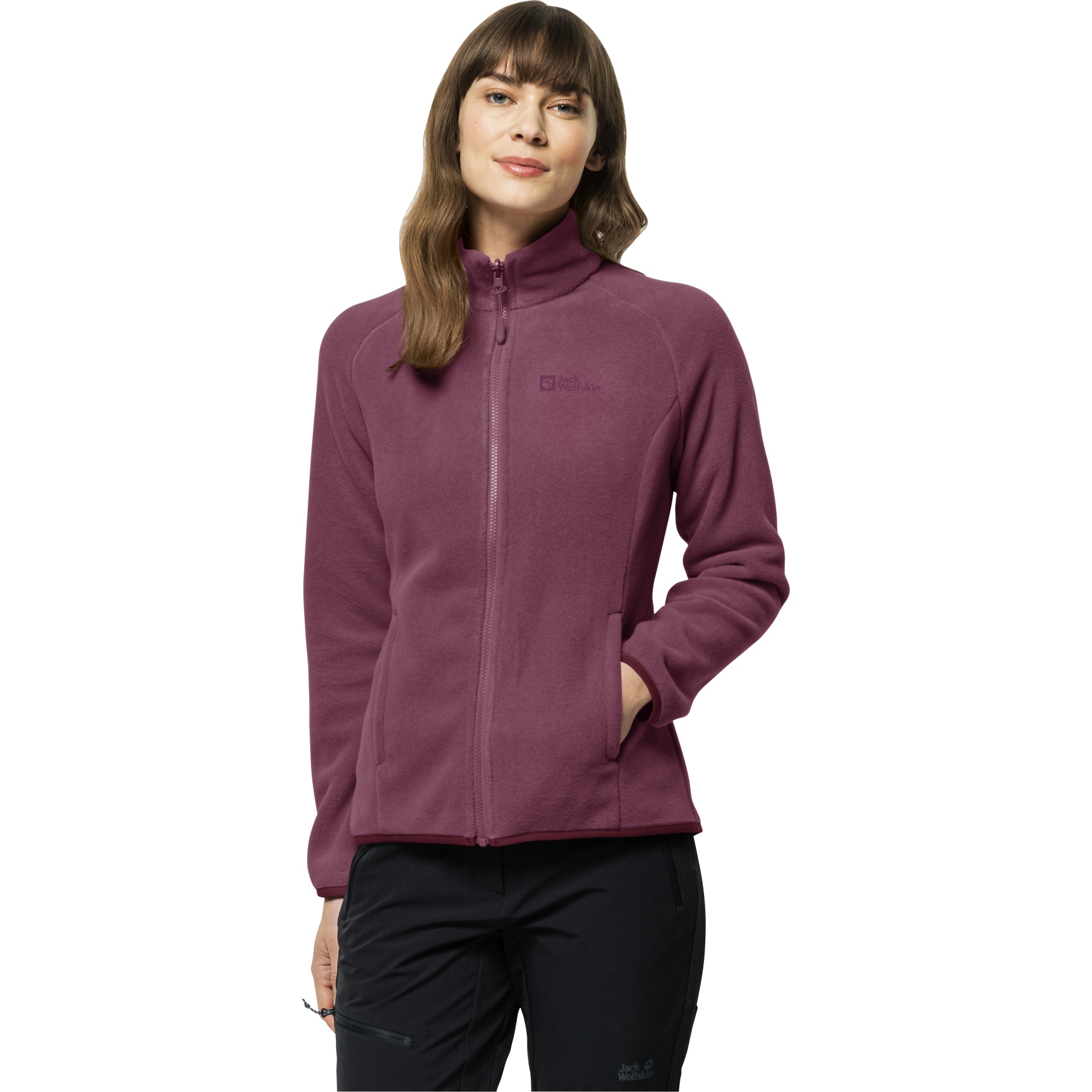 Bild von Jack Wolfskin Moonrise Fleecejacke Damen - red ochre