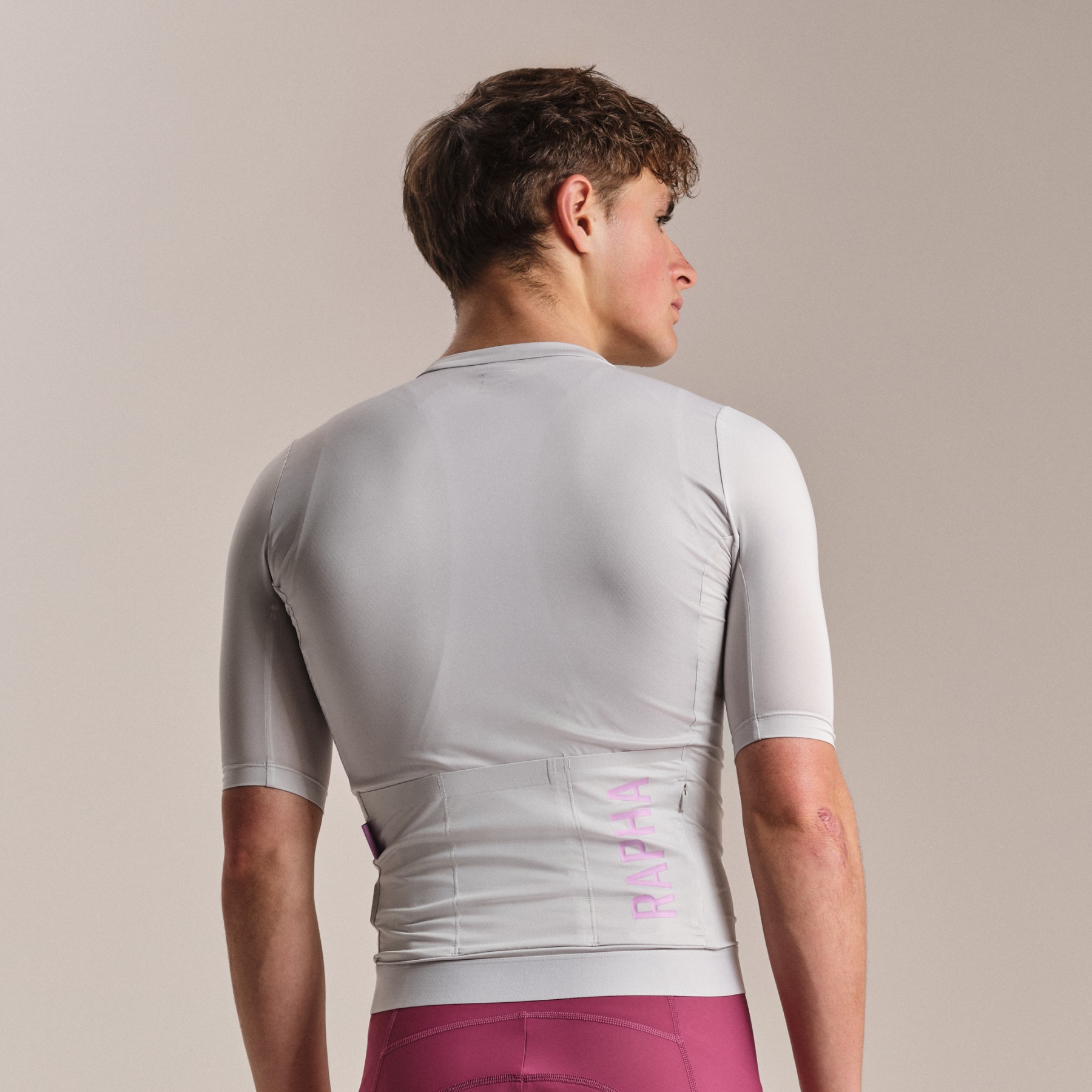 Rapha Pro Team Training Short Sleeve Jersey Men - silver/quartz