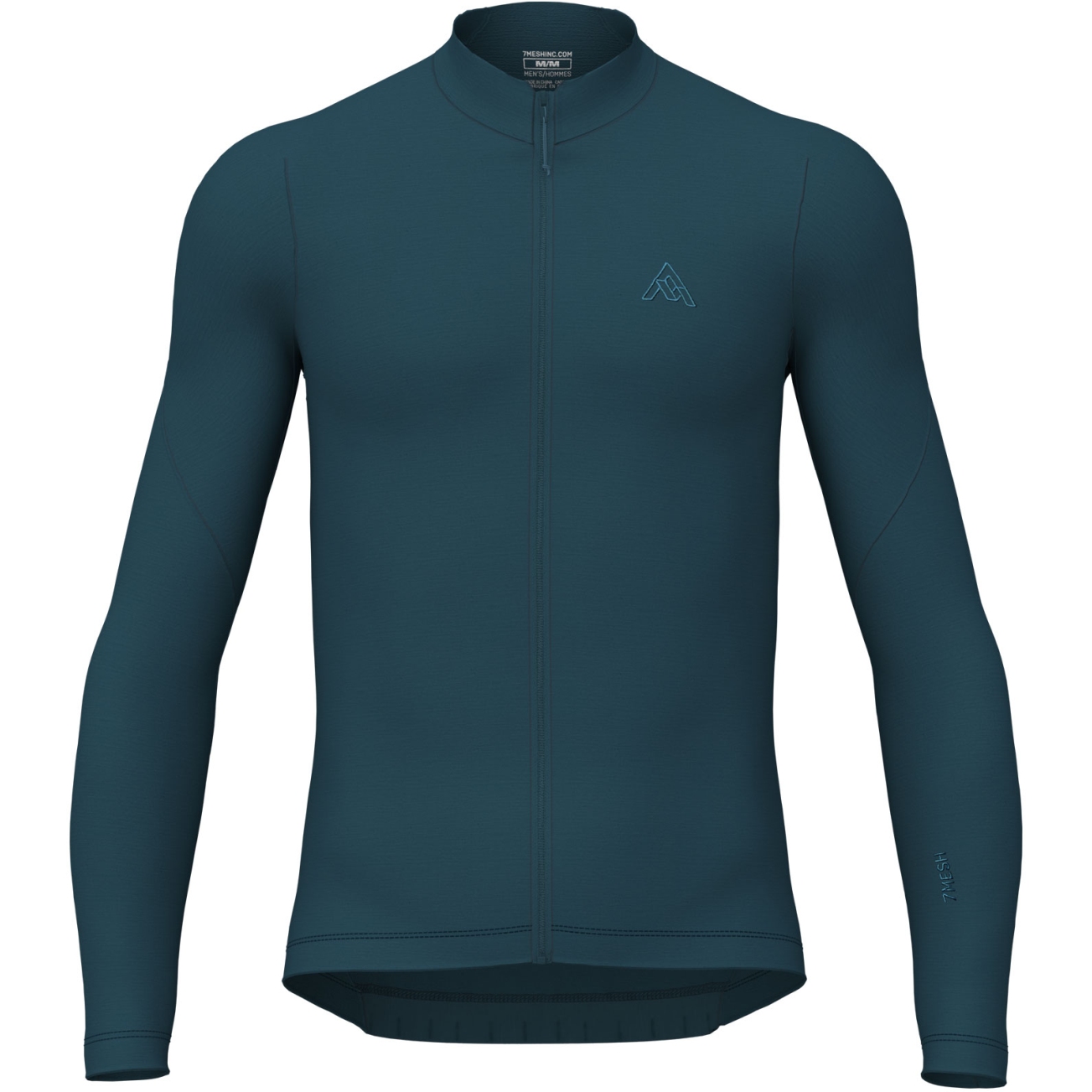 7mesh Ashlu Merino Long Sleeve Jersey Men - Deep Sea | BIKE24