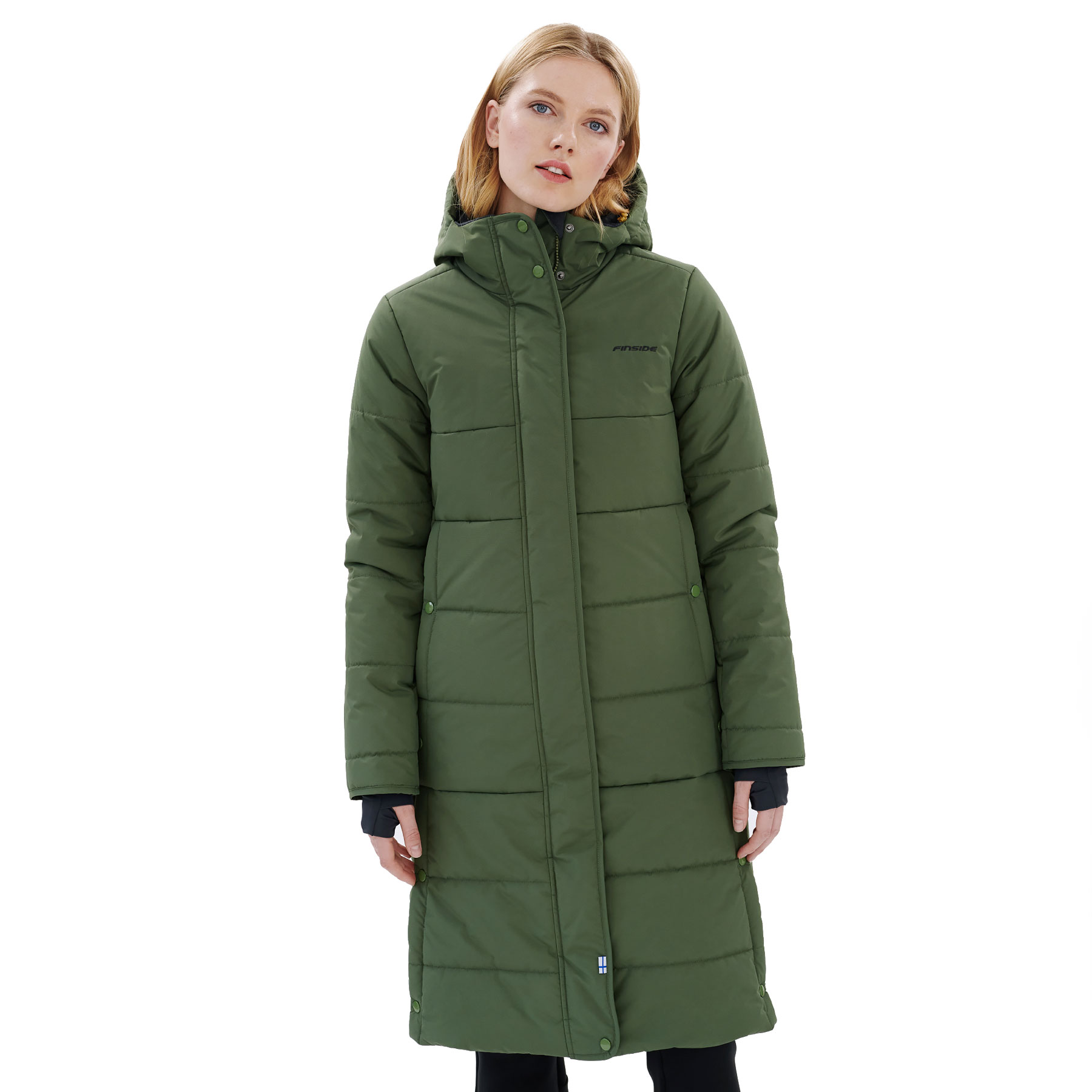 Picture of Finside MOJOVA Women Winter Coat - bronze green