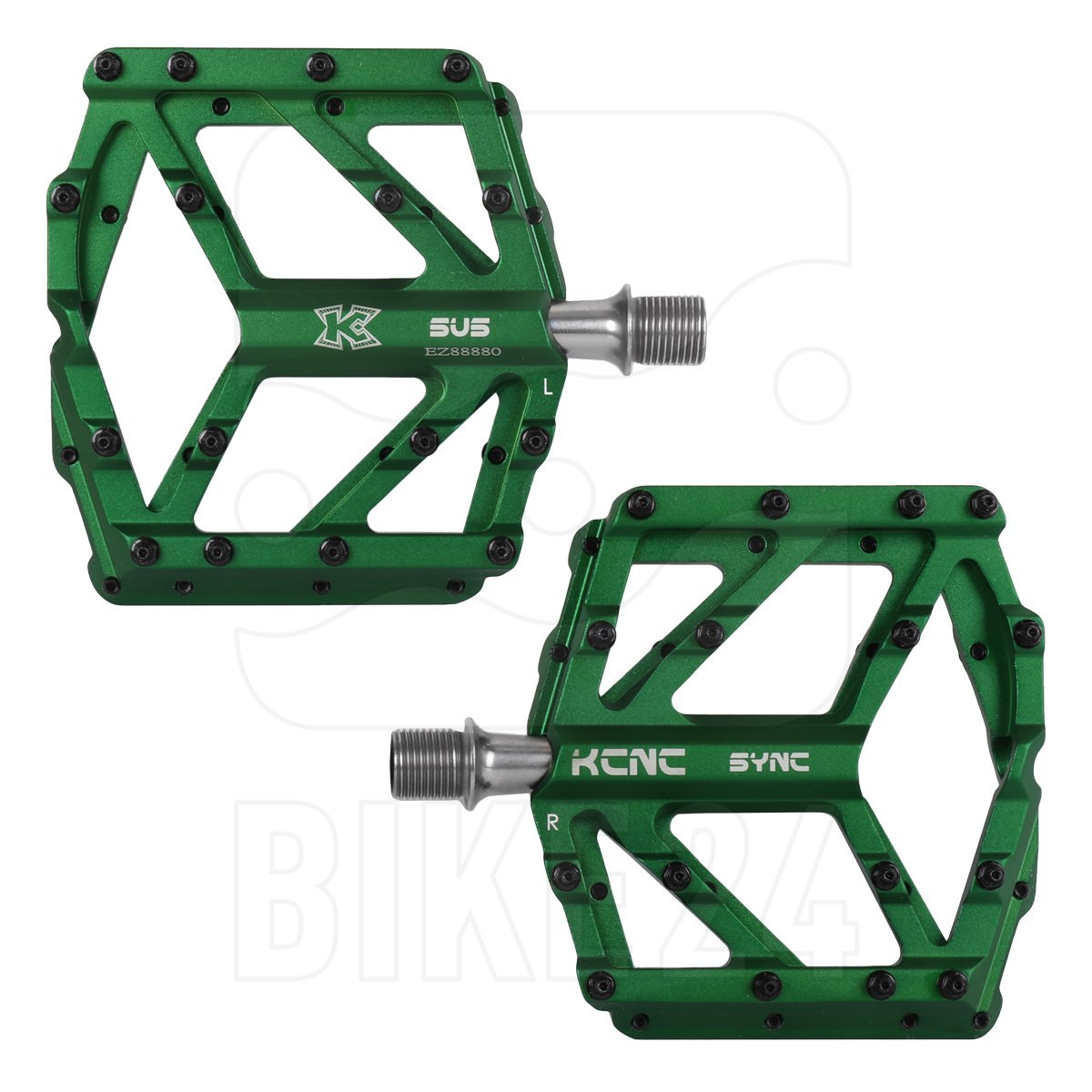 Picture of KCNC SYNC Platform Pedals - green