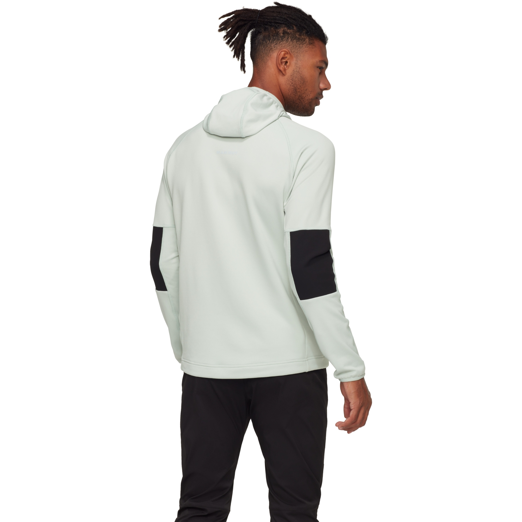 Mammut Massone Midlayer Hooded Jacket Men - silver sage