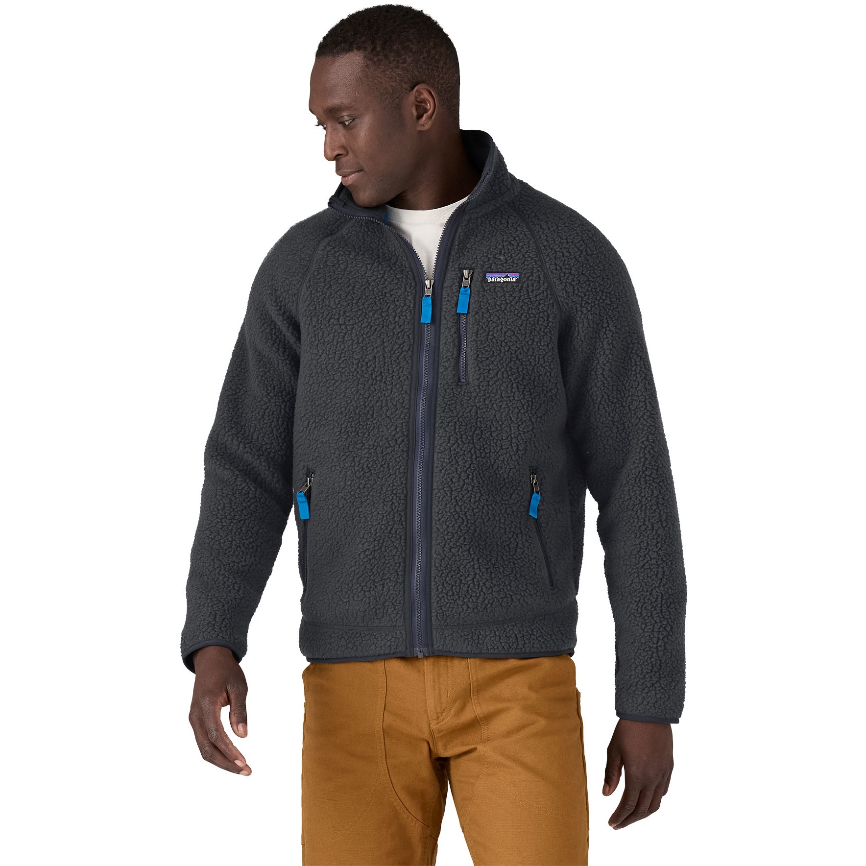 Patagonia blue fleece pullover online