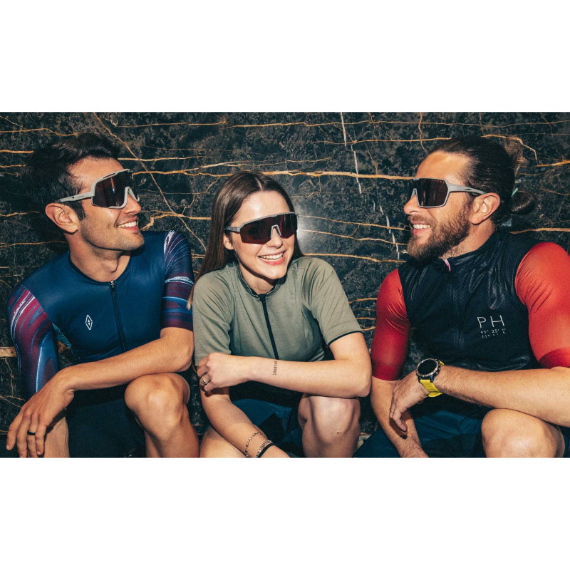 Lassuzie 3Pcs Lunettes De Soleil De Sport, Lunette Velo Route, Lunettes De Cyclisme Avec Protection UV400, Pour Vélo, Moto, Course, Ski, Baseball, Pêche Etc