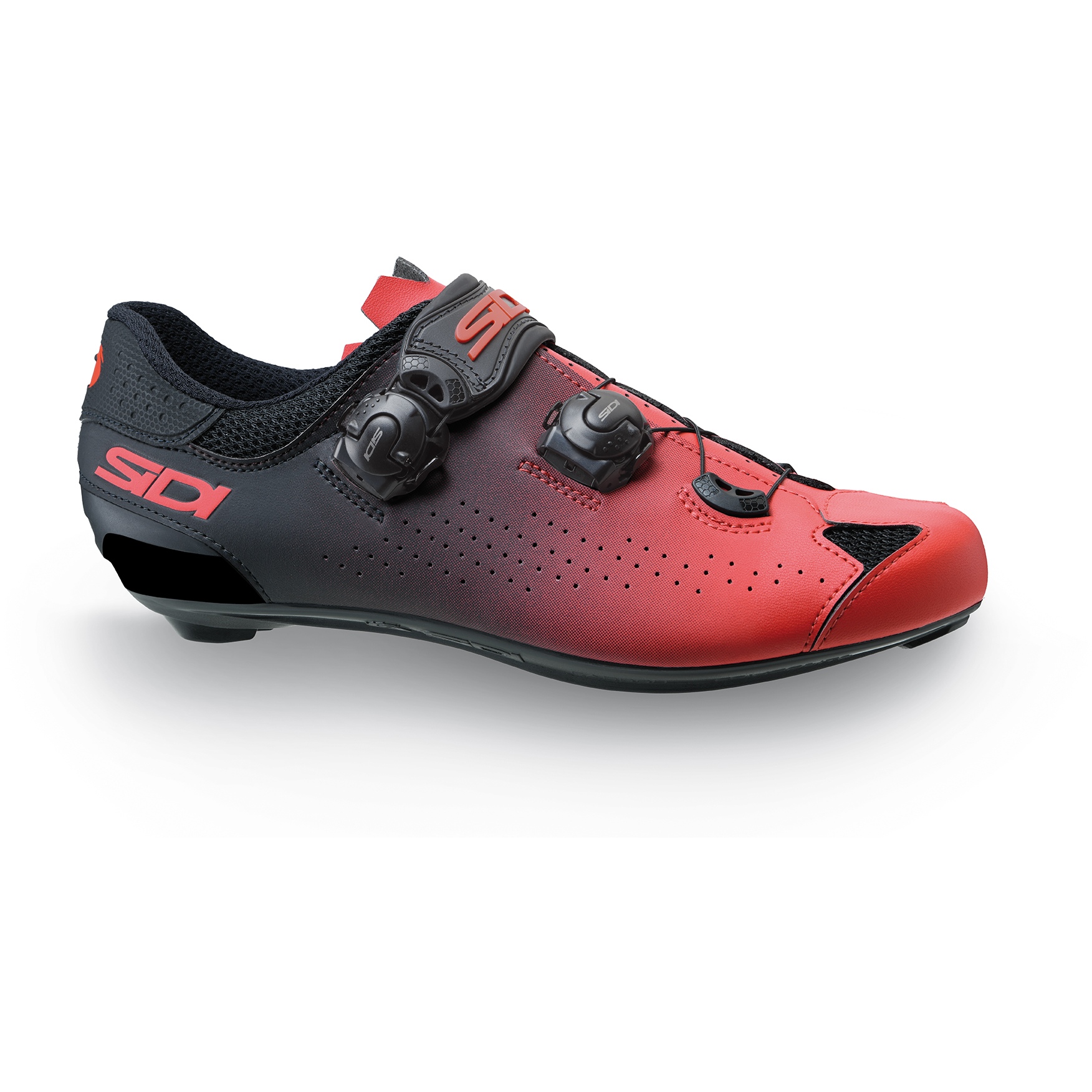 Produktbild von Sidi Genius 10 Rennradschuhe Herren - Rot/Schwarz