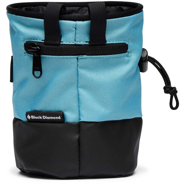 Black Diamond Mojo Zip Chalk Bag - M/L - Glacier | BIKE24