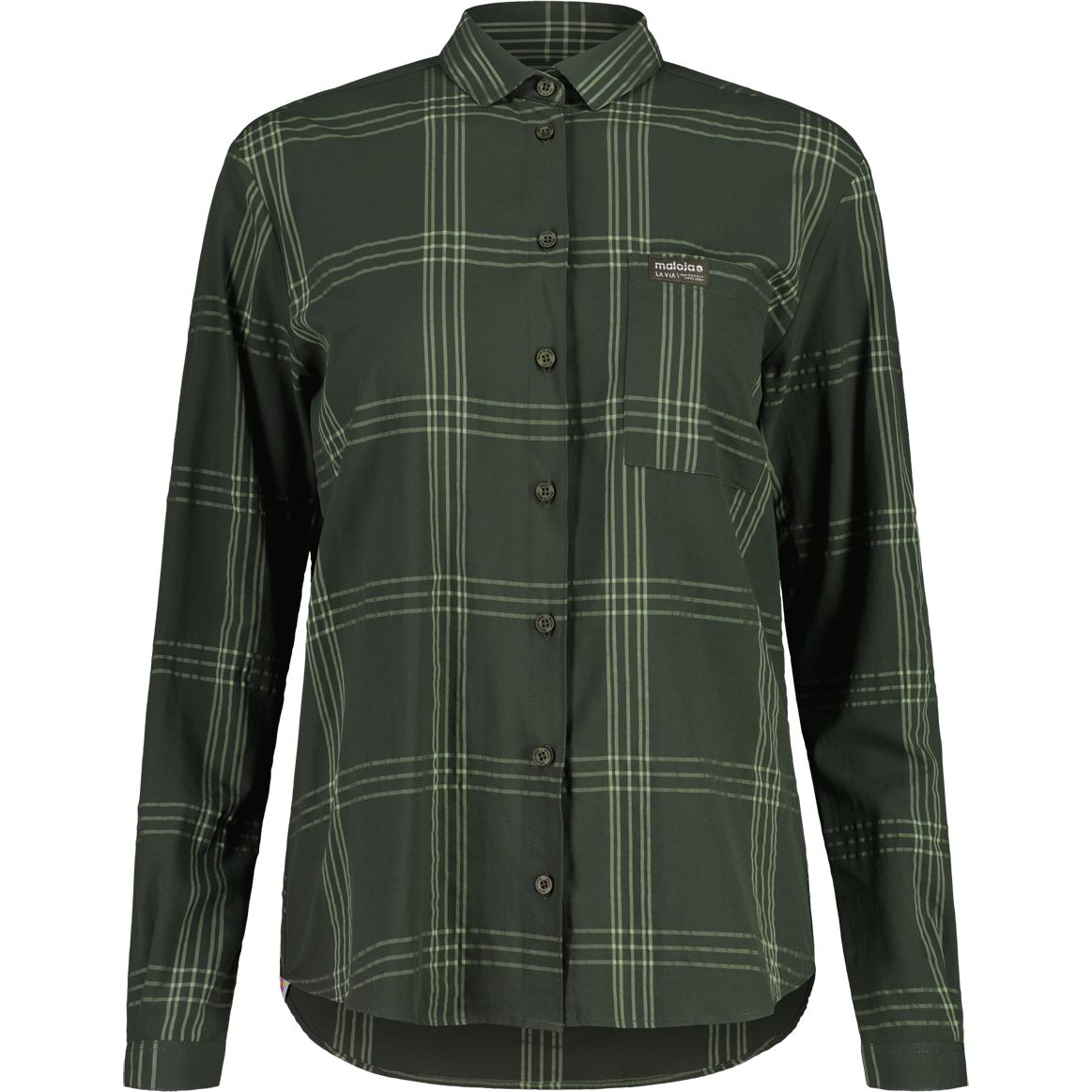 Picture of Maloja LiebenerspitzeM. Mountain Shirt Women - alpine woods multi 1107