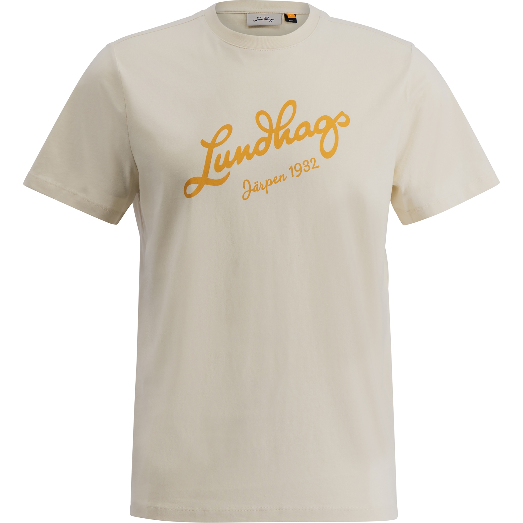 Produktbild von Lundhags Järpen Logo T-Shirt Herren - Chalk White 00300