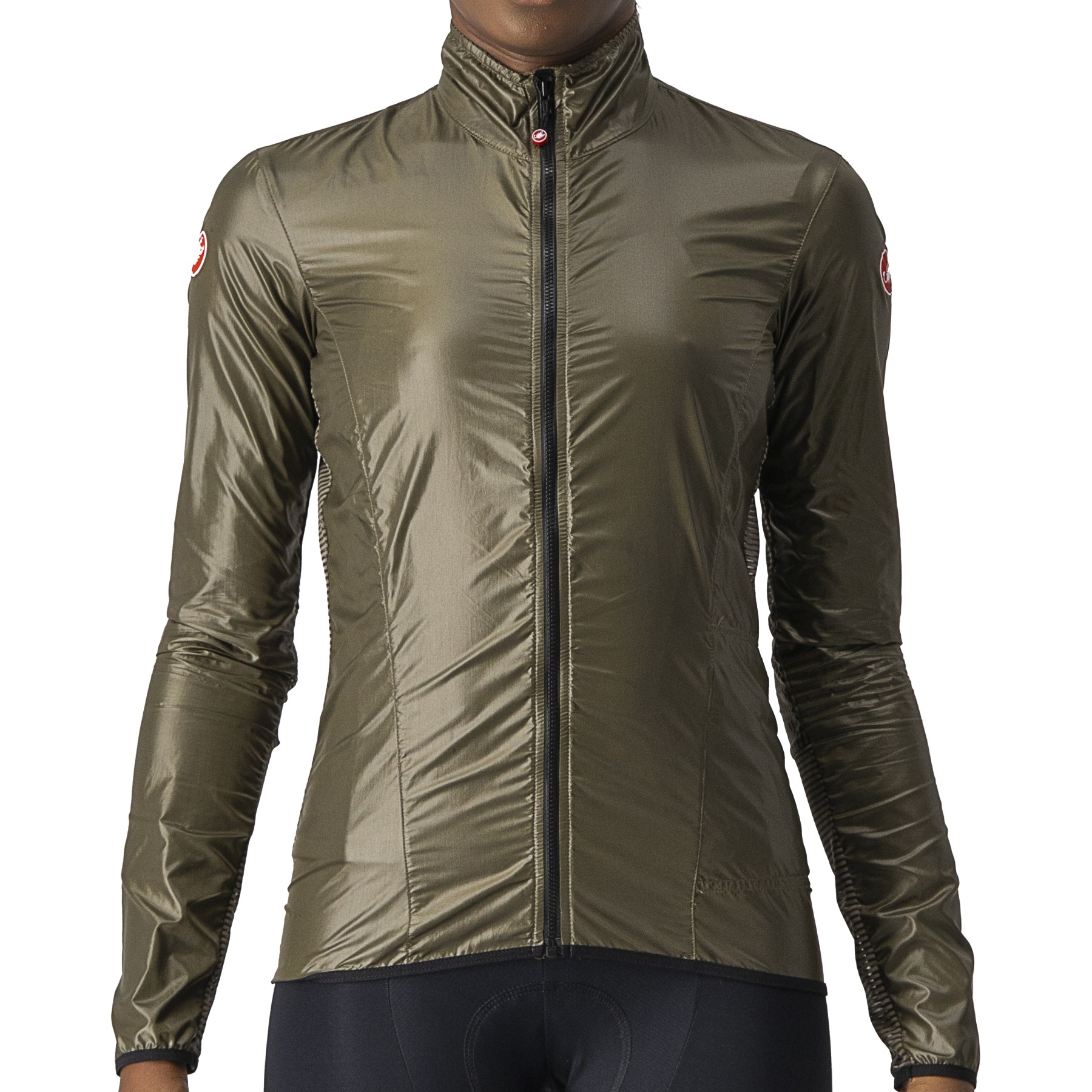 Picture of Castelli Aria Shell Jacket Women - moss brown 232